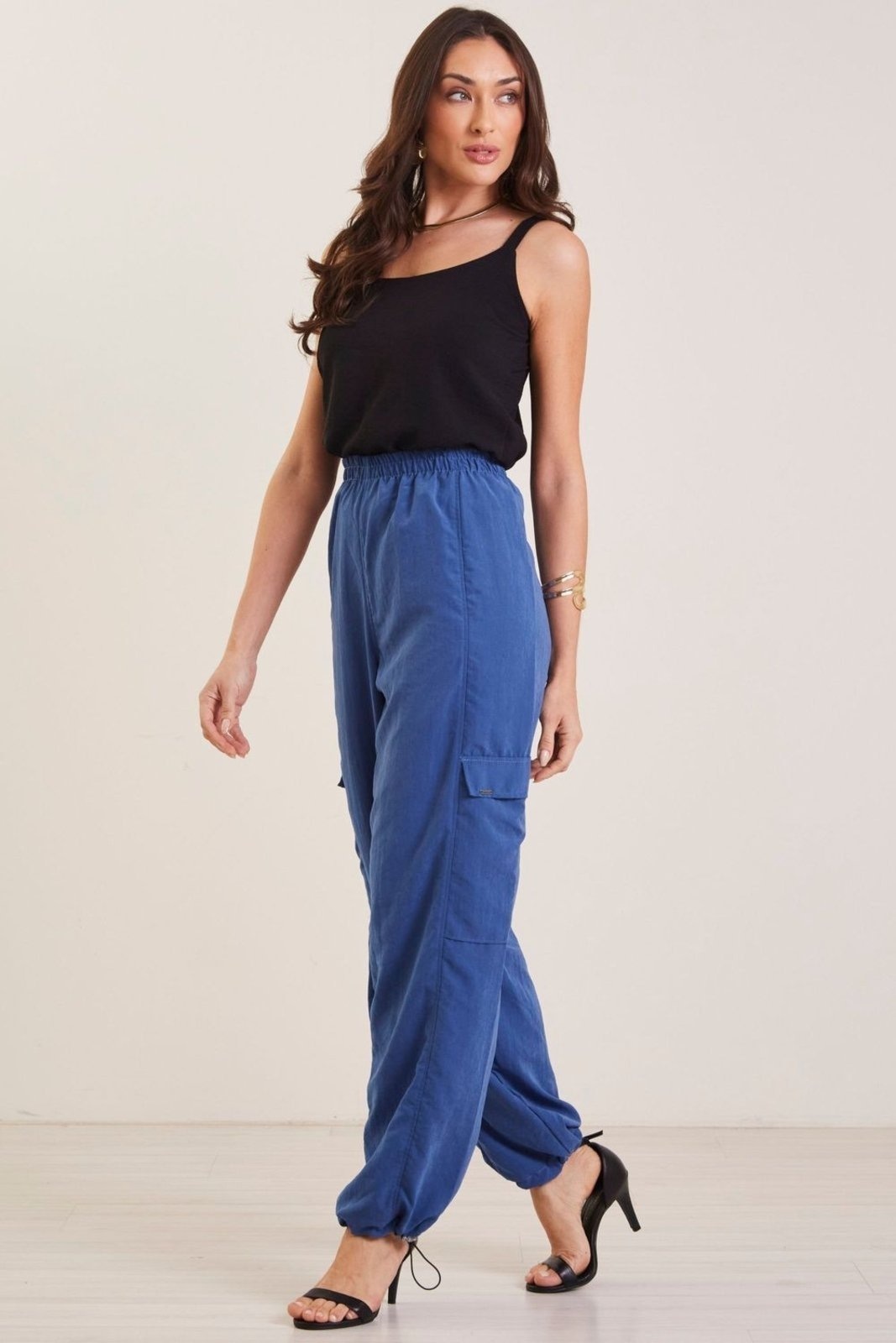 Imagem principal Calça Feminina Cargo Marialícia Marialícia azul