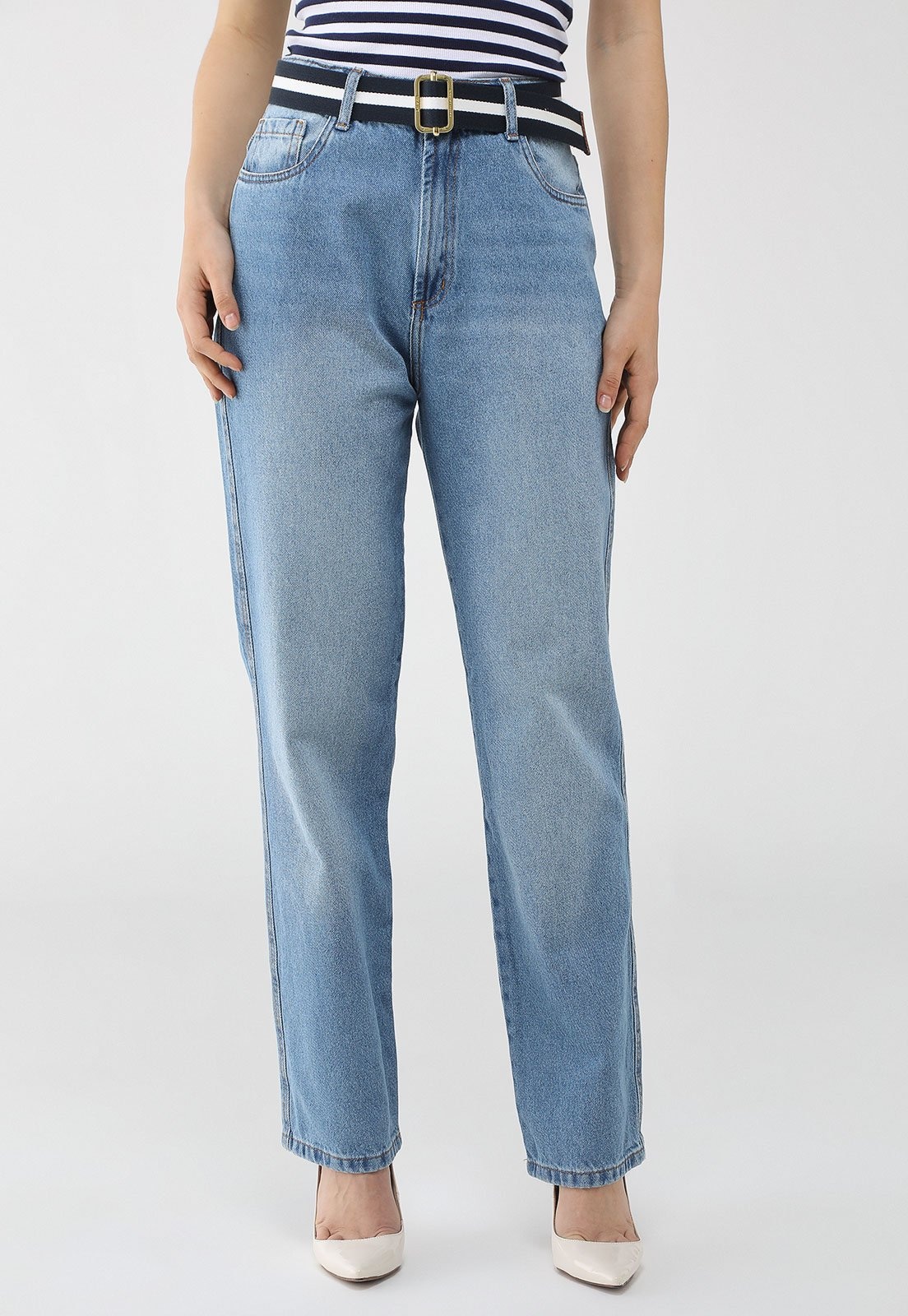 Imagem principal Calça Jeans Lança Perfume Reta Pocket Lança Perfume azul