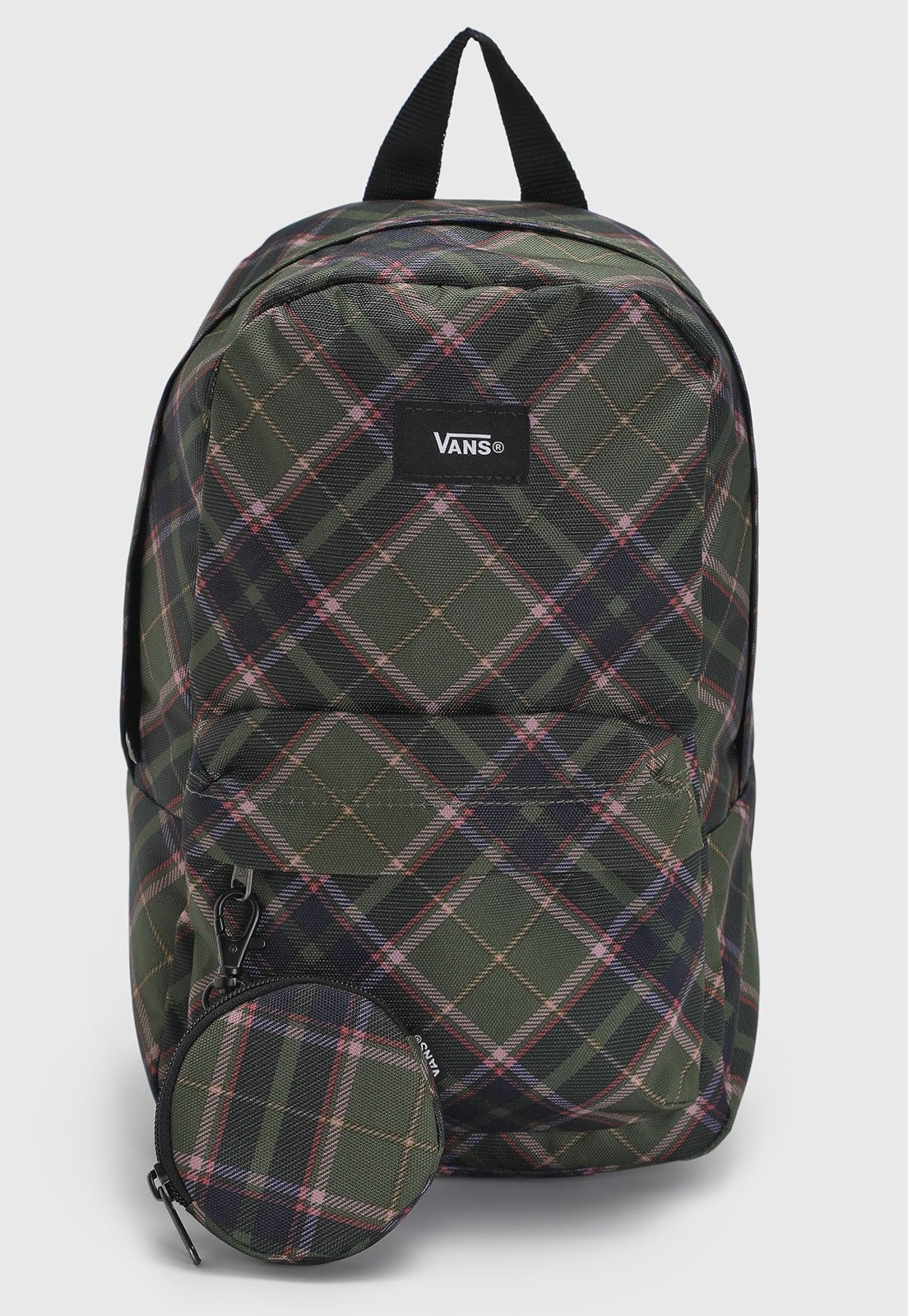 Imagem principal Mochila Vans Old Skool Mini Backpack Xadrez Vans verde