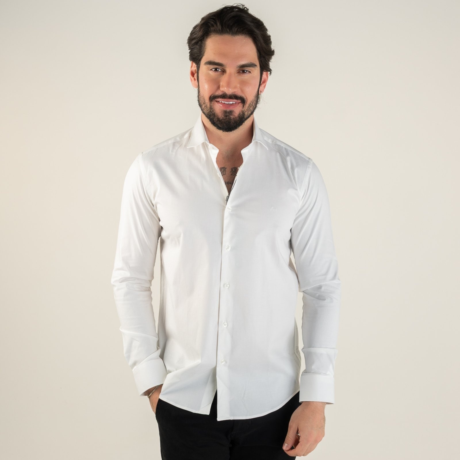 Imagem principal Camisa Aramis Icon Custom Slim Fit Branca Aramis branco