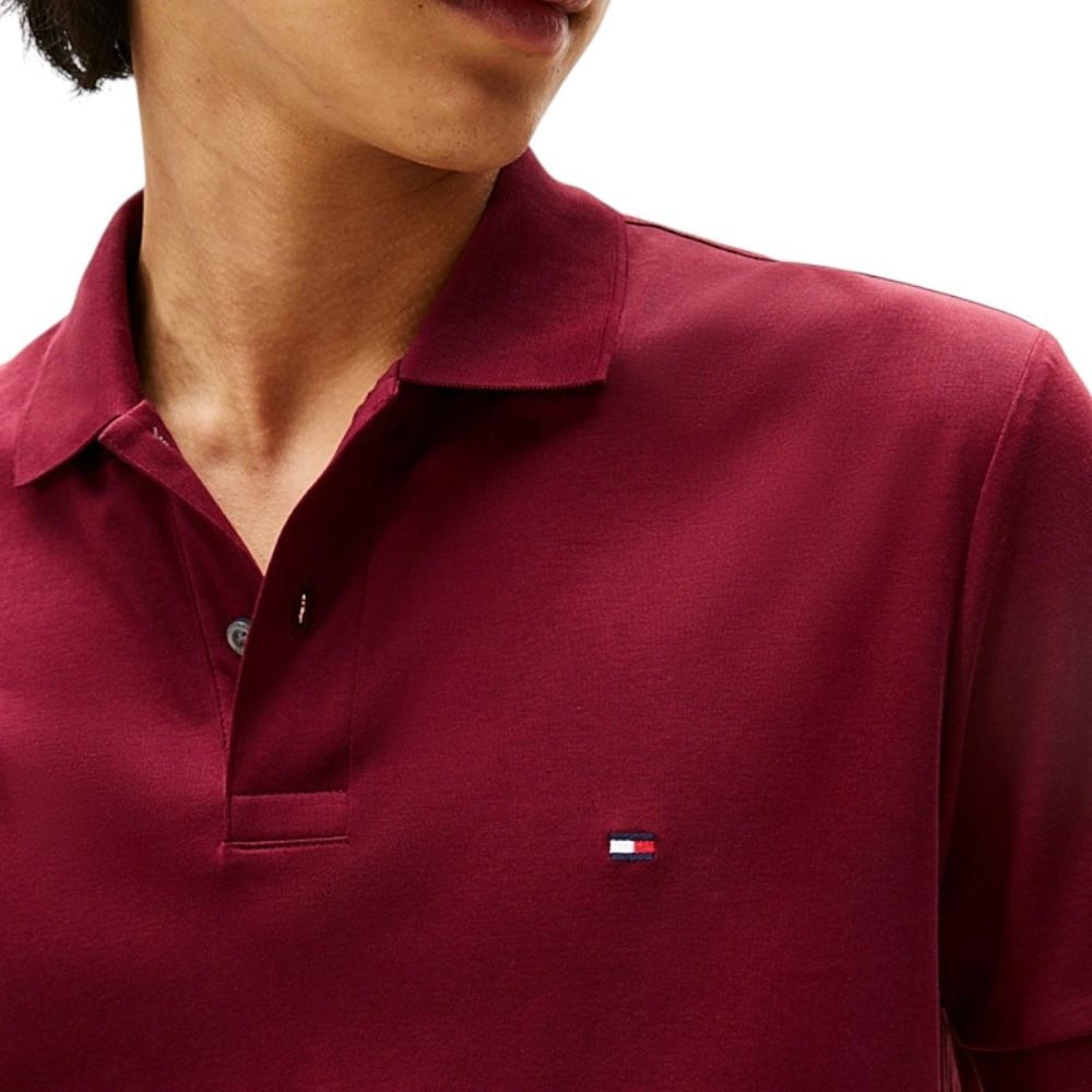 Imagem principal Camisa Polo Tommy Hilfiger Liquid Cotton Reg SE Masculino Tommy Hilfiger vermelho
