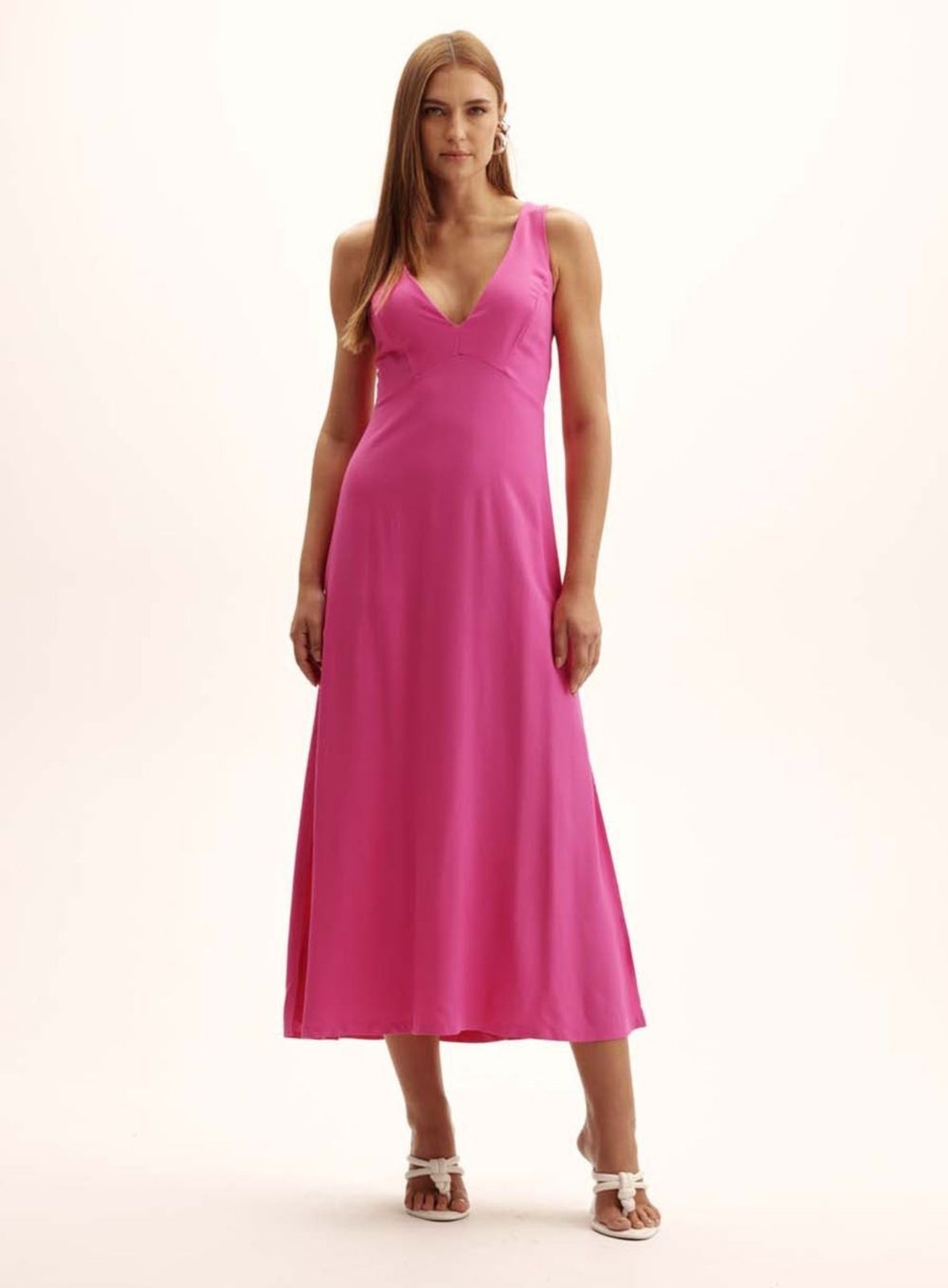 Imagem principal Vestido Comfort Decote V Alça Larga Triton Wind Triton rosa