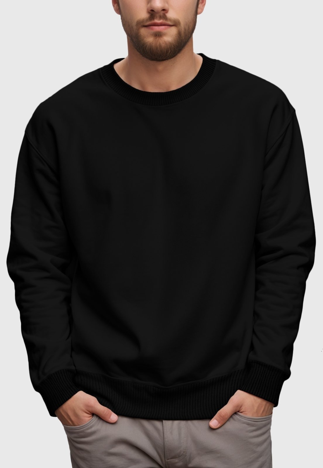 Imagem principal Kit 2 Moletons Masculinos Gola Redonda Benellys Marinho Benellys azul marinho/preto