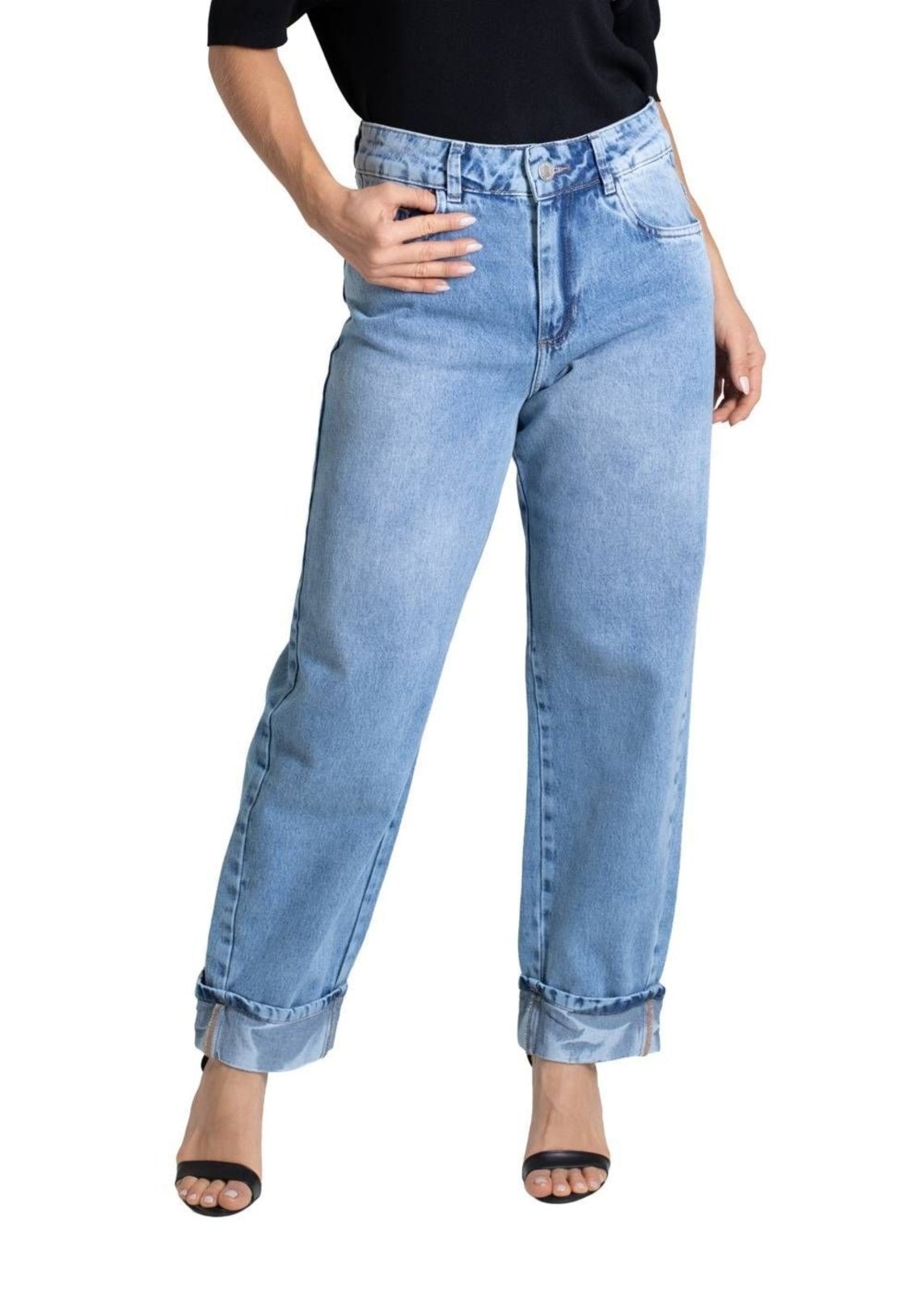 Imagem principal Calça Jeans Sawary Barrel - 280048 Sawary azul