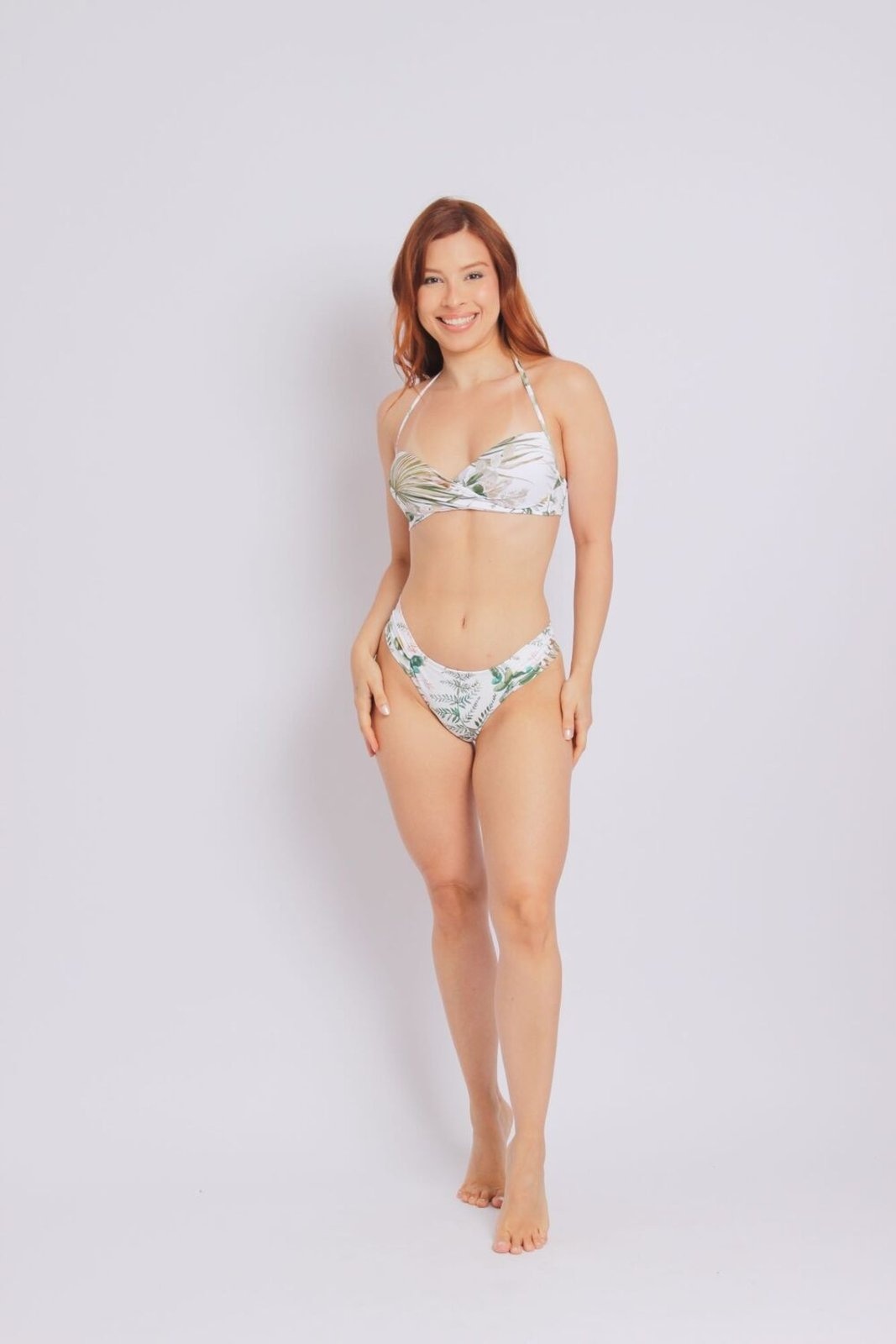 Imagem principal 2406 - Calcinha de Biquíni Com Lateral édia Franzida Luxemburgo - Duna Casual DunaCasual estampado