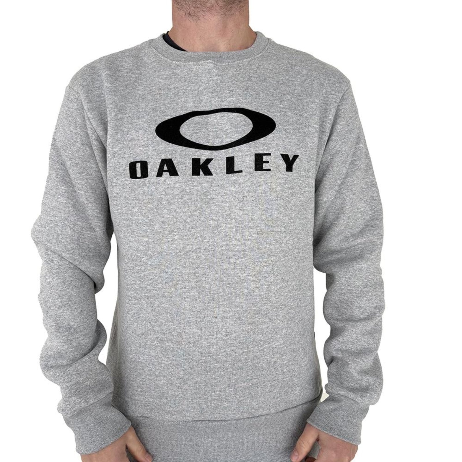 Imagem principal Moletom Oakley Careca Crew II Heather Grey Oakley cinza grey