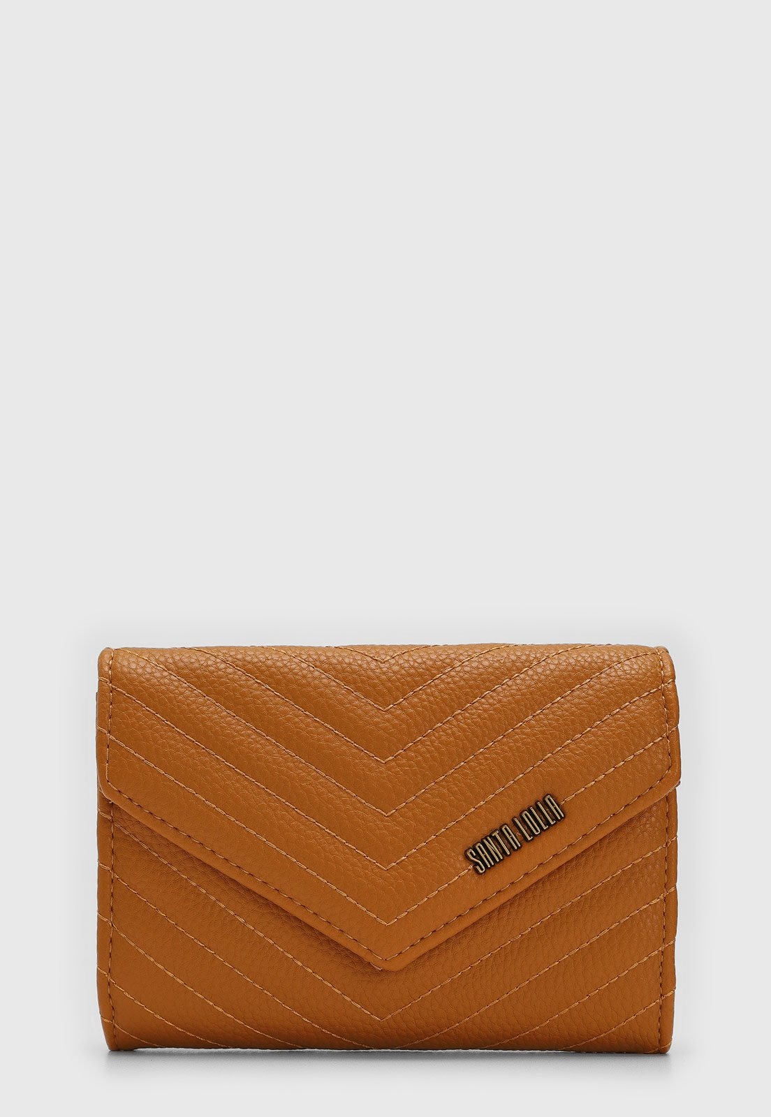 Imagem principal Carteira Transversal Santa Lolla Matelassê Amarela Santa Lolla amarelo