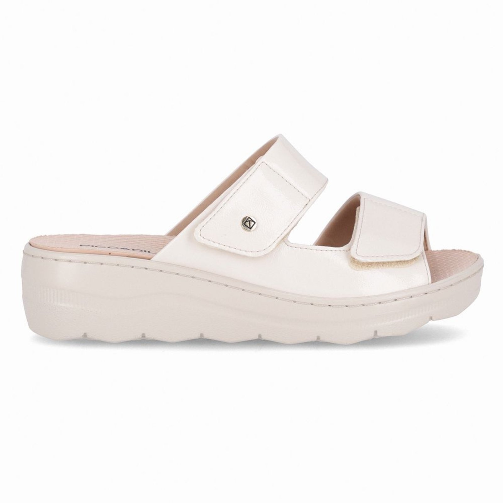 Imagem principal Tamanco Spa Anabela Médio Off White Piccadilly branco white