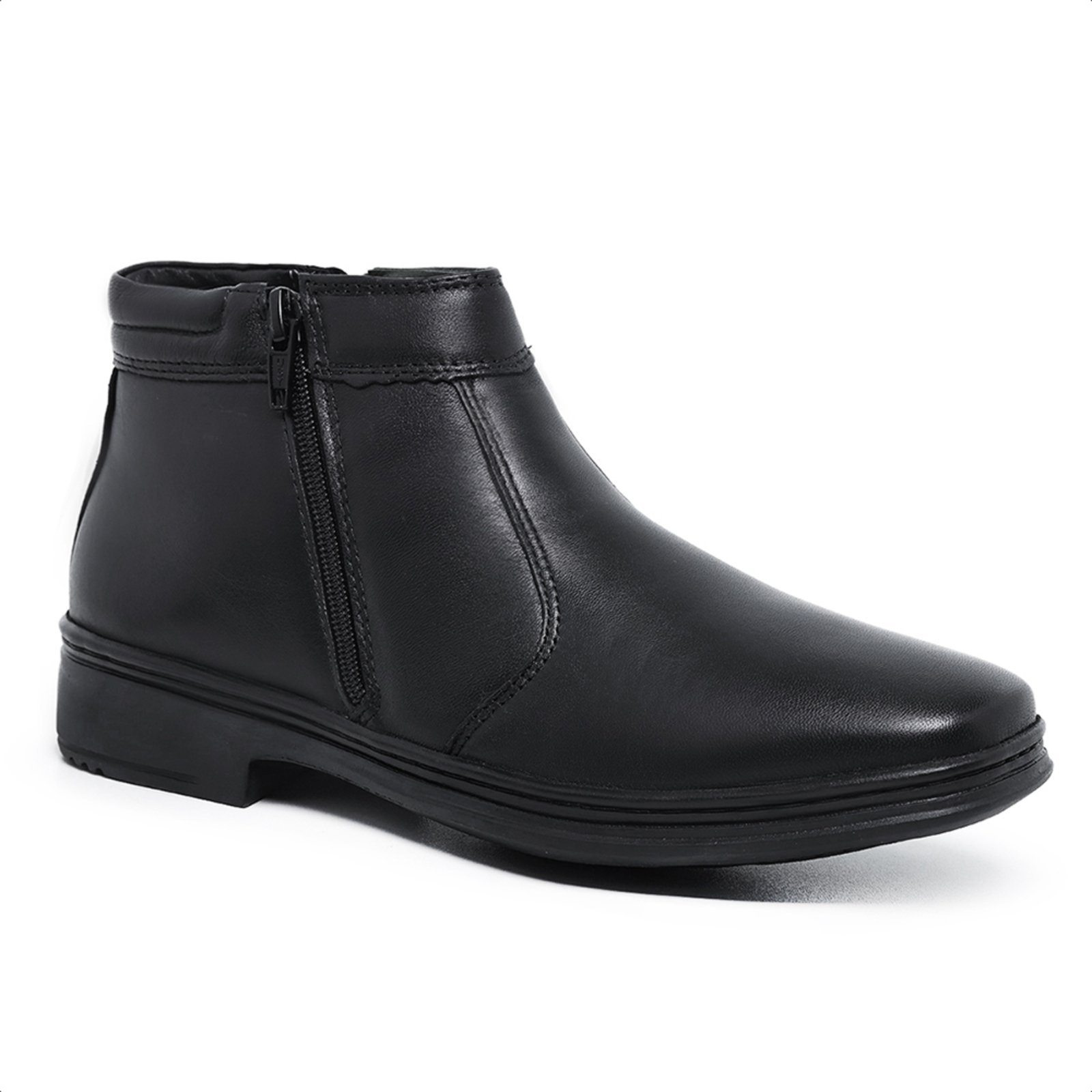 Imagem principal Bota Social Conforto Masculina Malbork em Couro L43115BP Malbork preto