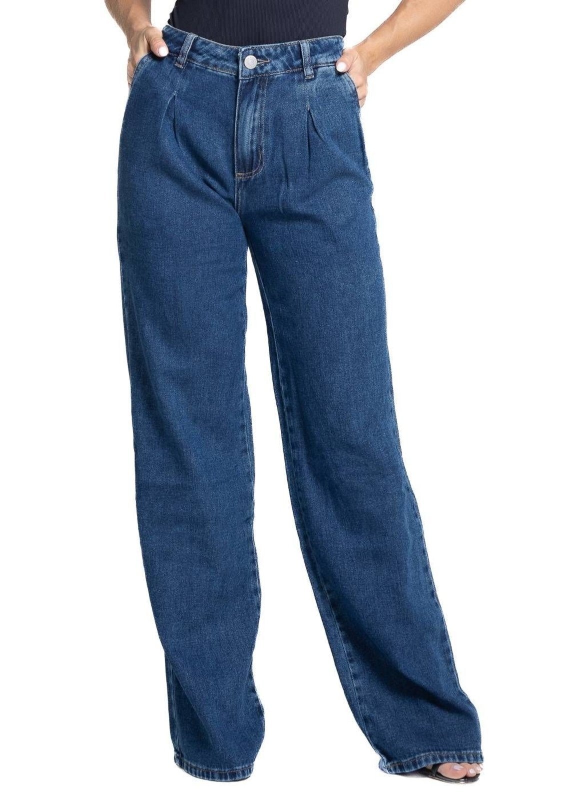 Imagem principal Calça Jeans Sawary Wide Leg - 281762 Sawary azul
