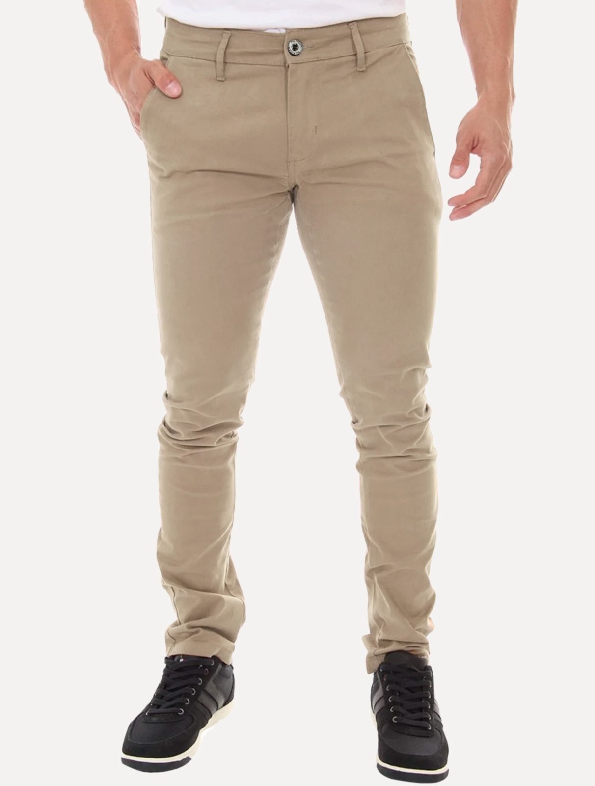 Imagem principal Calça Tommy Hilfiger Masculina de Sarja Brooklyn Caqui Escuro Tommy Hilfiger cáqui caqui