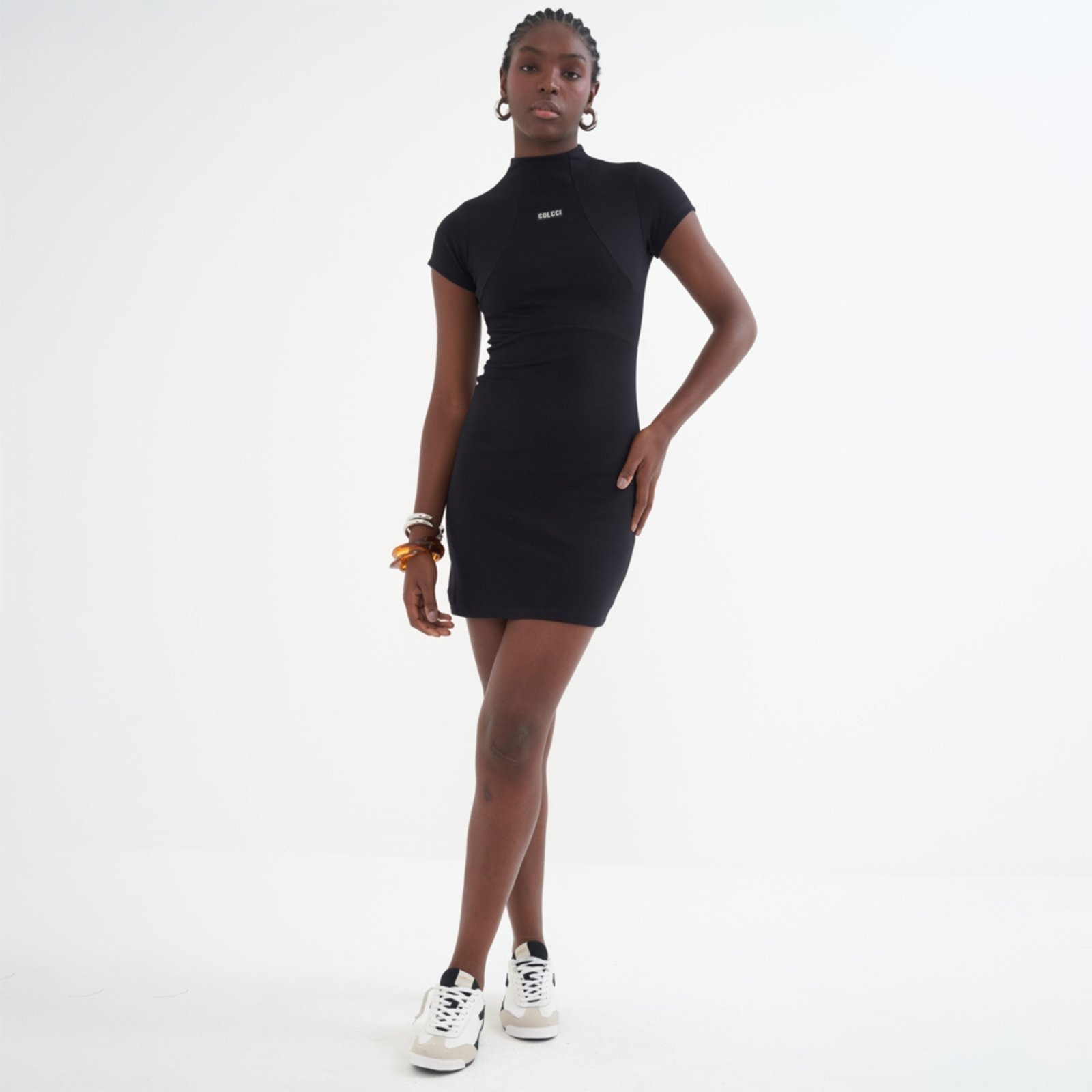 Imagem principal Vestido Curto Colcci Recorte Pr26 Feminino Colcci preto
