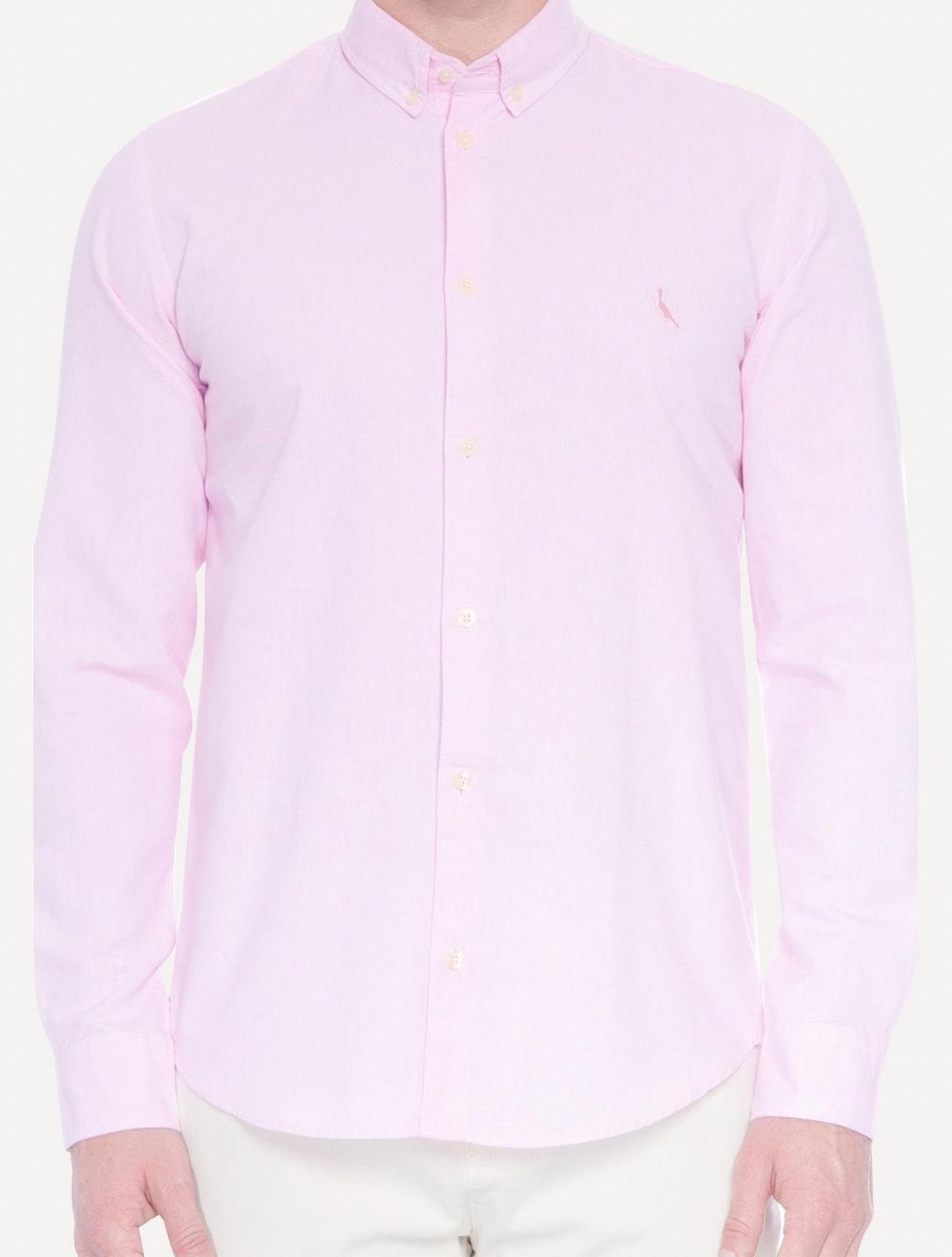 Imagem principal Camisa Reserva Masculina Oxford Color Icon Claro Reserva rosa
