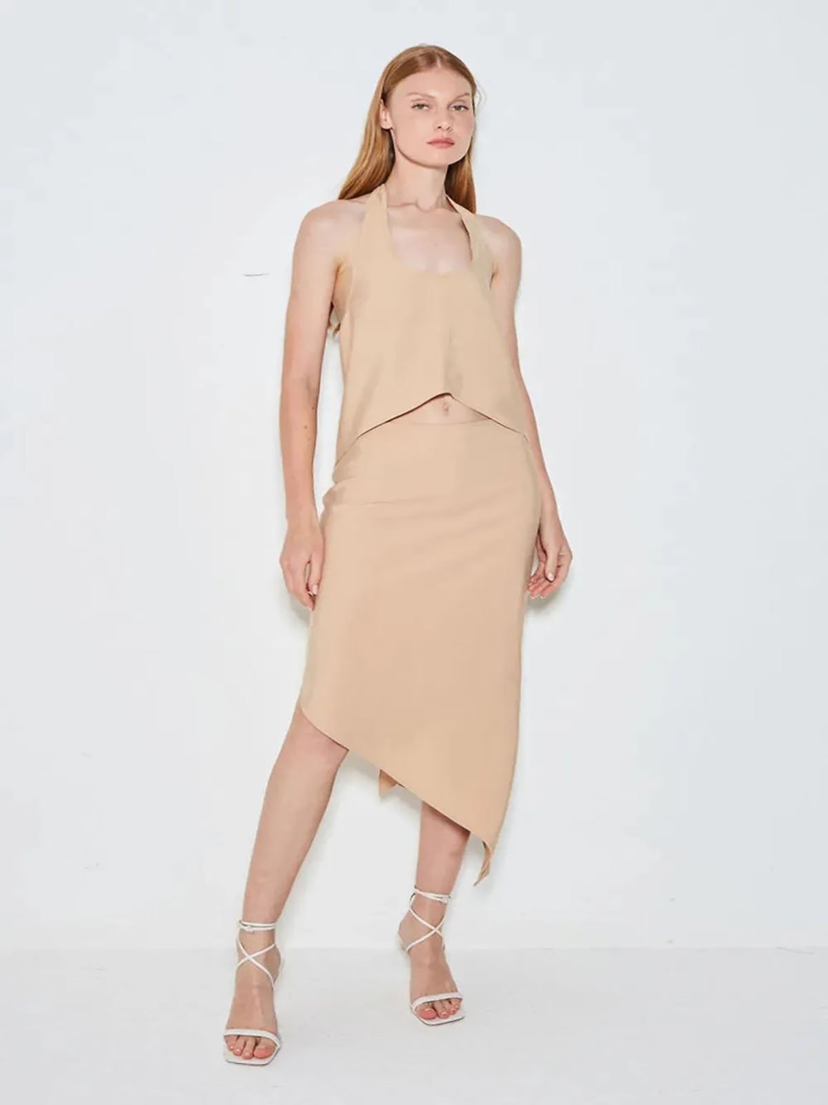 Imagem principal Saia Midi Zen Assimétrica ZEN bege