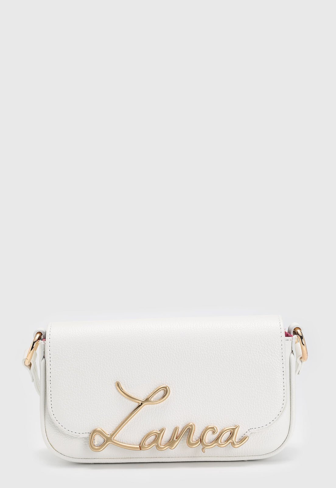 Imagem principal Bolsa Feminina Lança Perfume Lettering Metálico Branca Lança Perfume branco