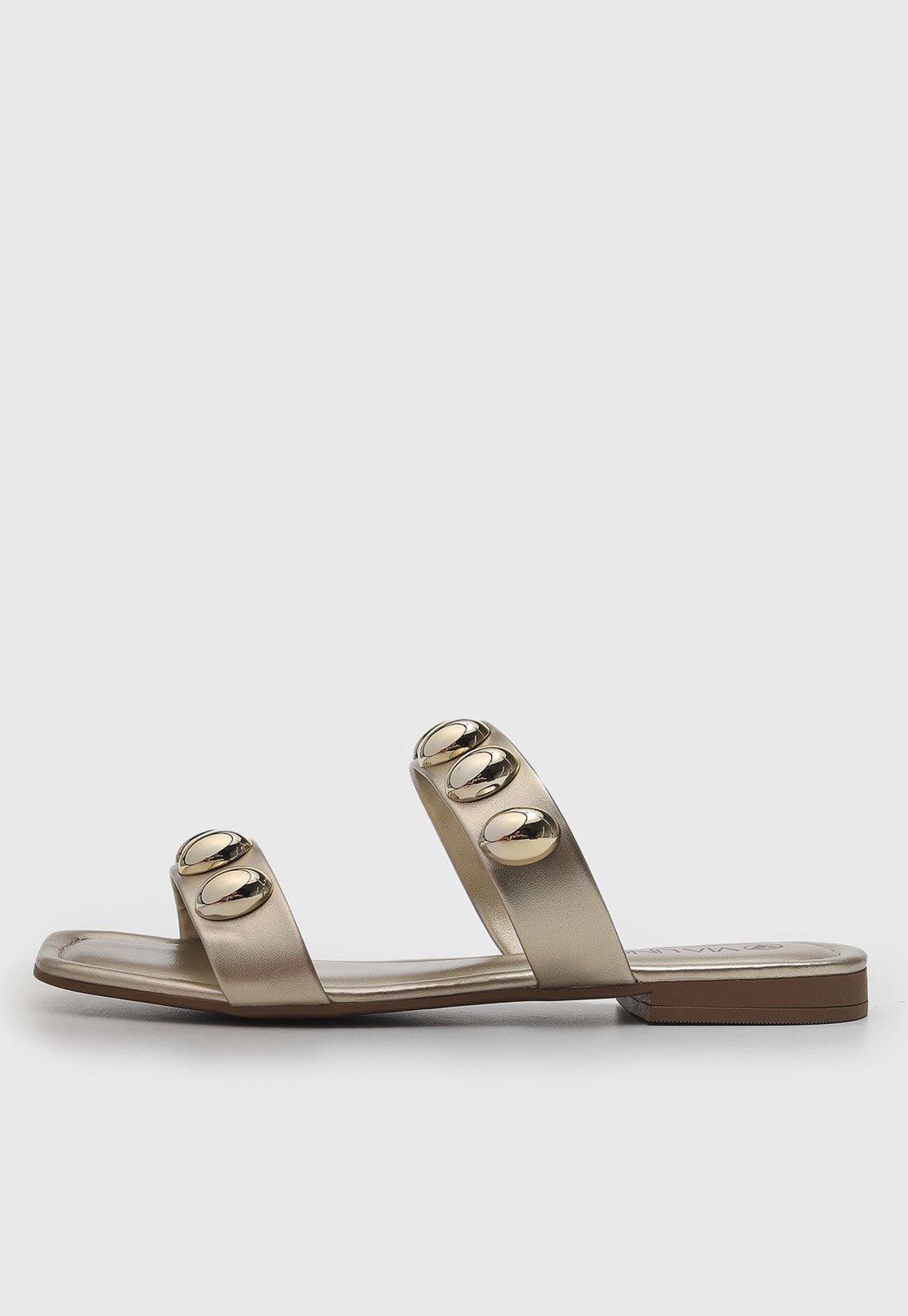 Imagem principal Rasteira Via Uno Tachas Dourada VIA UNO dourado