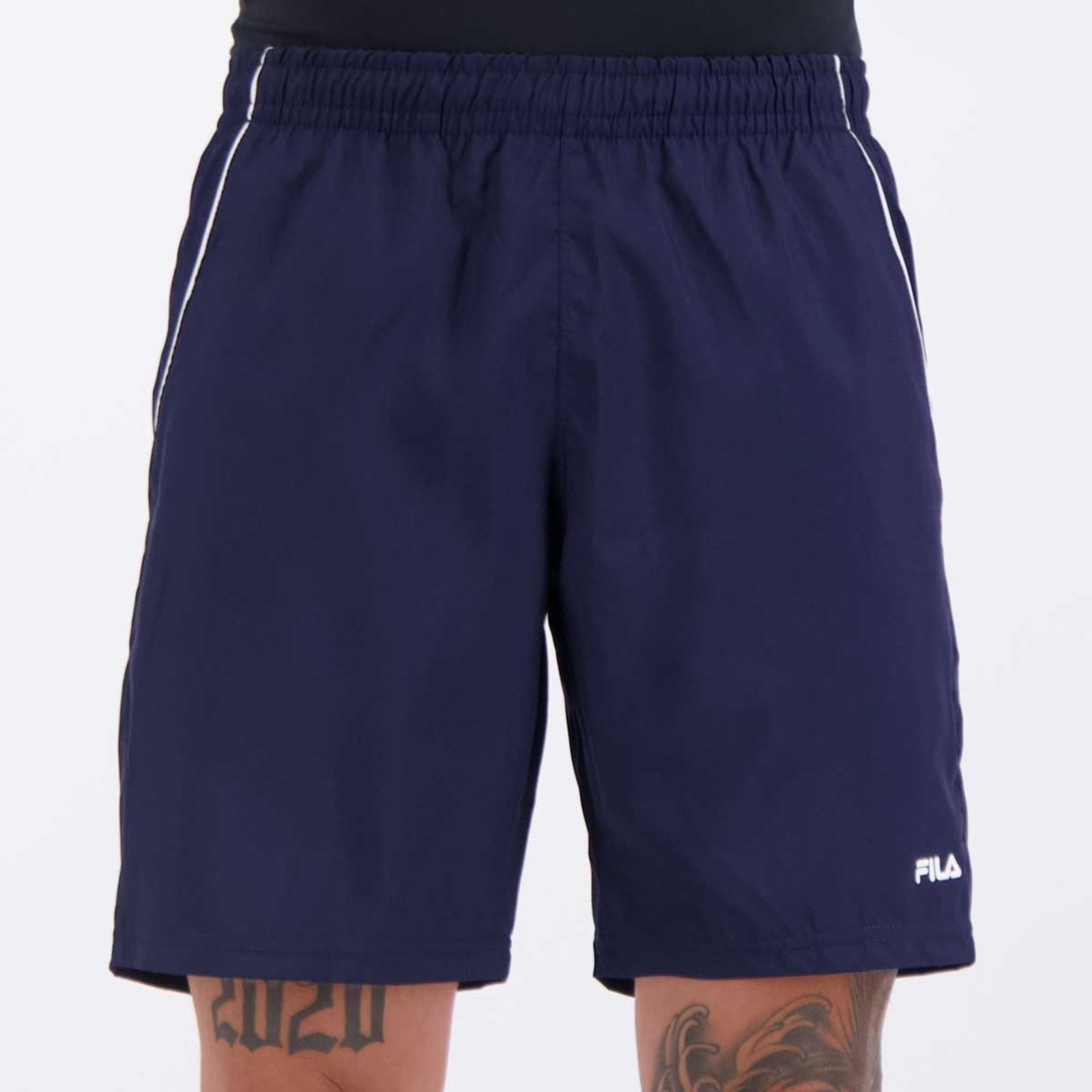 Imagem principal Bermuda Fila Train II Marinho e Branca Fila azul marinho