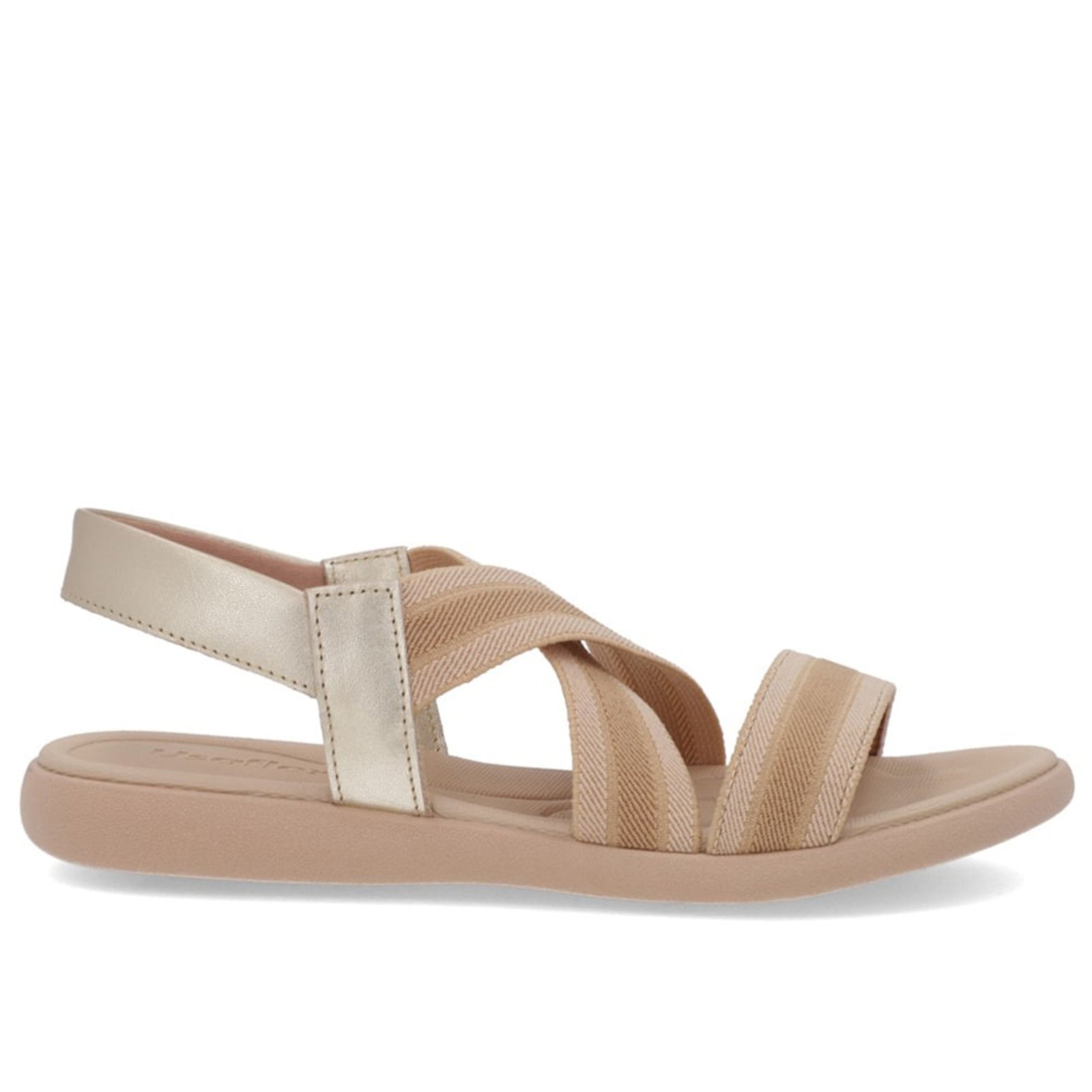 Imagem principal Sandália Usaflex Feminina Elastico Casual Ouro Light-004 Usaflex ouro velho
