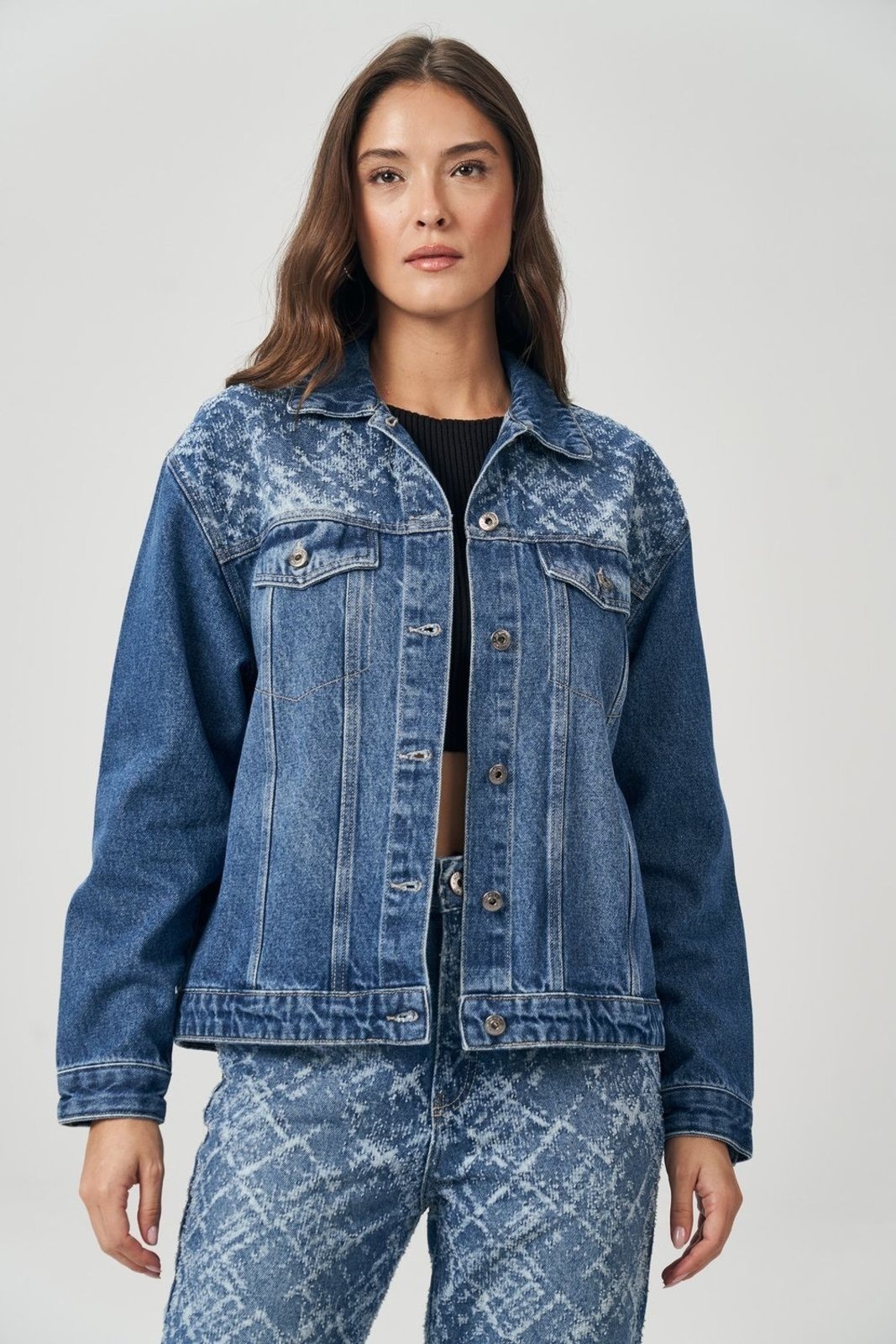 Imagem principal Jaqueta Regular Feminina Acostamento ACOSTAMENTO MASCULINO jeans