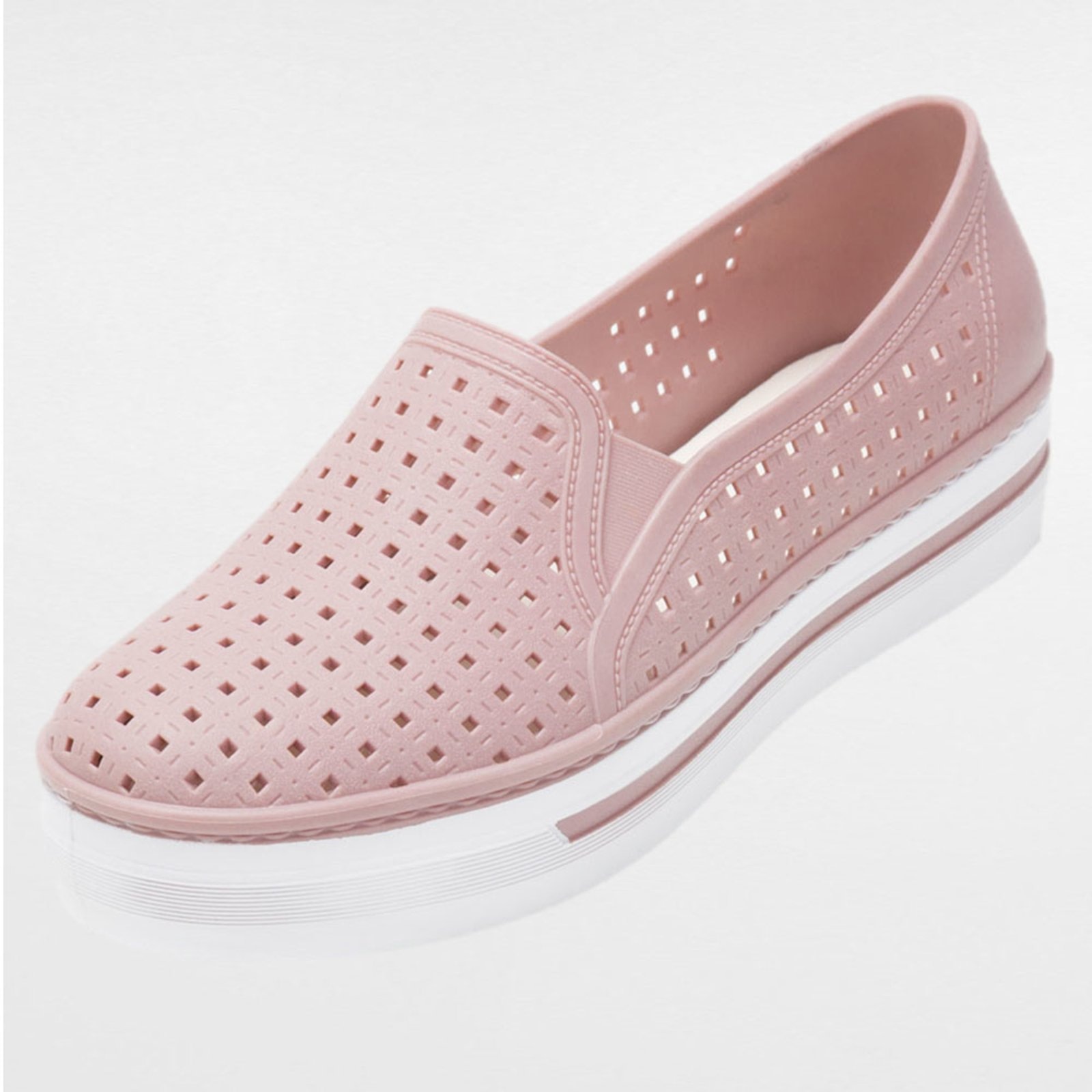 Imagem principal Tenis Plataforma Slip On Feminino Super Confortavel Parishoes Rose. PariShoes rosa rose