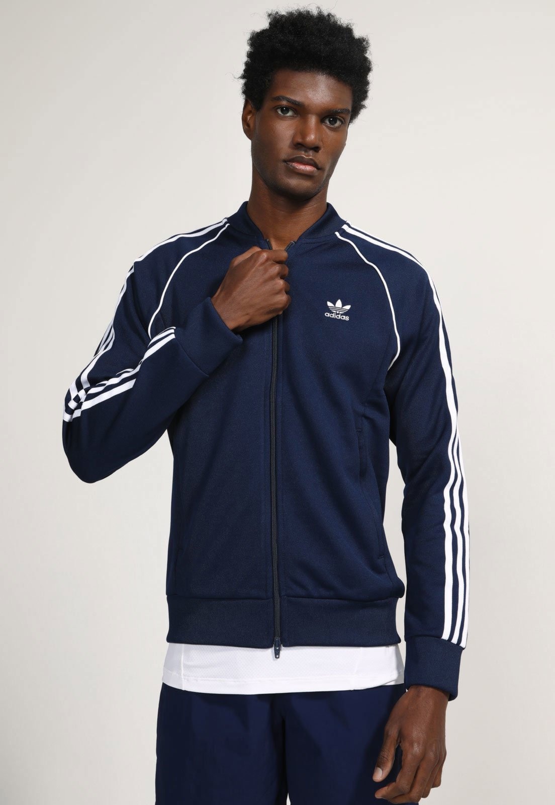 Imagem principal Jaqueta Bomber adidas Originals Sst Tt Pb Azul-Marinho adidas Originals azul marinho
