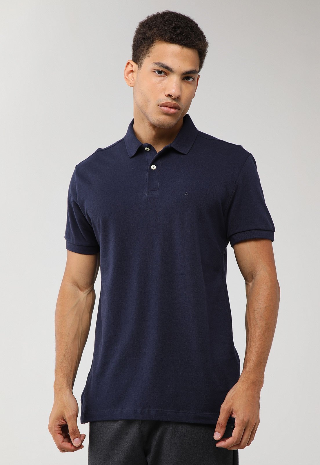 Imagem principal Polo Masculina Aramis Bordado Aramis azul marinho