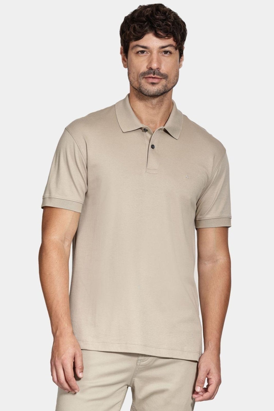 Imagem principal Polo Aramis Interlock Pima Caqui Aramis bege caqui