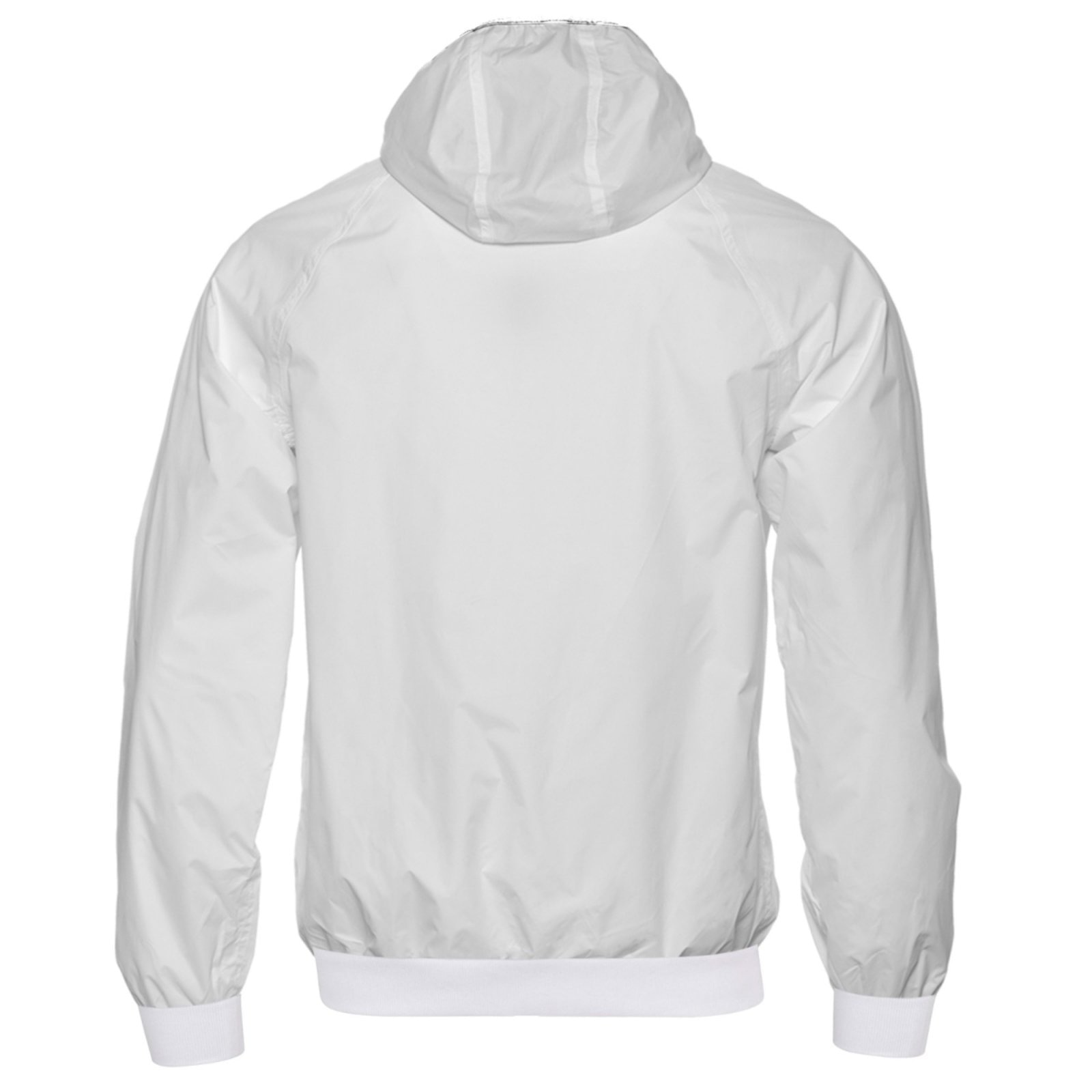 Imagem principal Jaqueta Corta Vento Treino Corrida Com Capuz Branca Footworks branco/preto