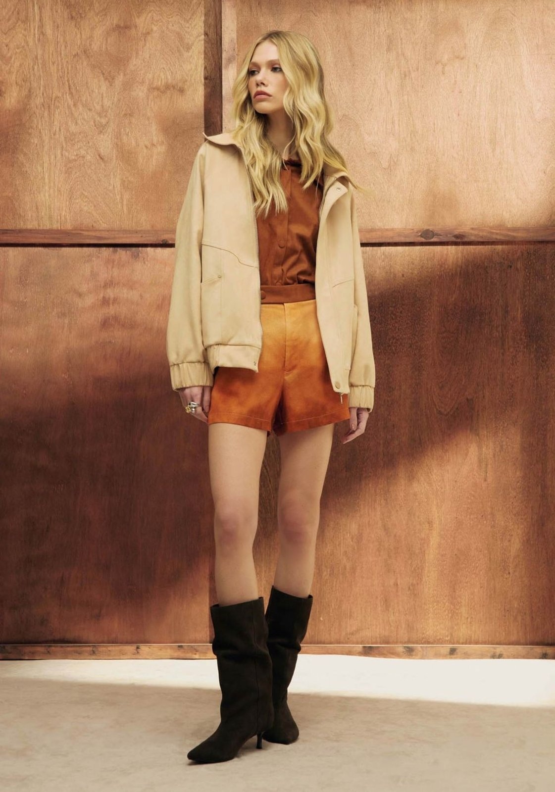 Imagem principal Jaqueta Bomber Manga Longa My Favorite Things bege