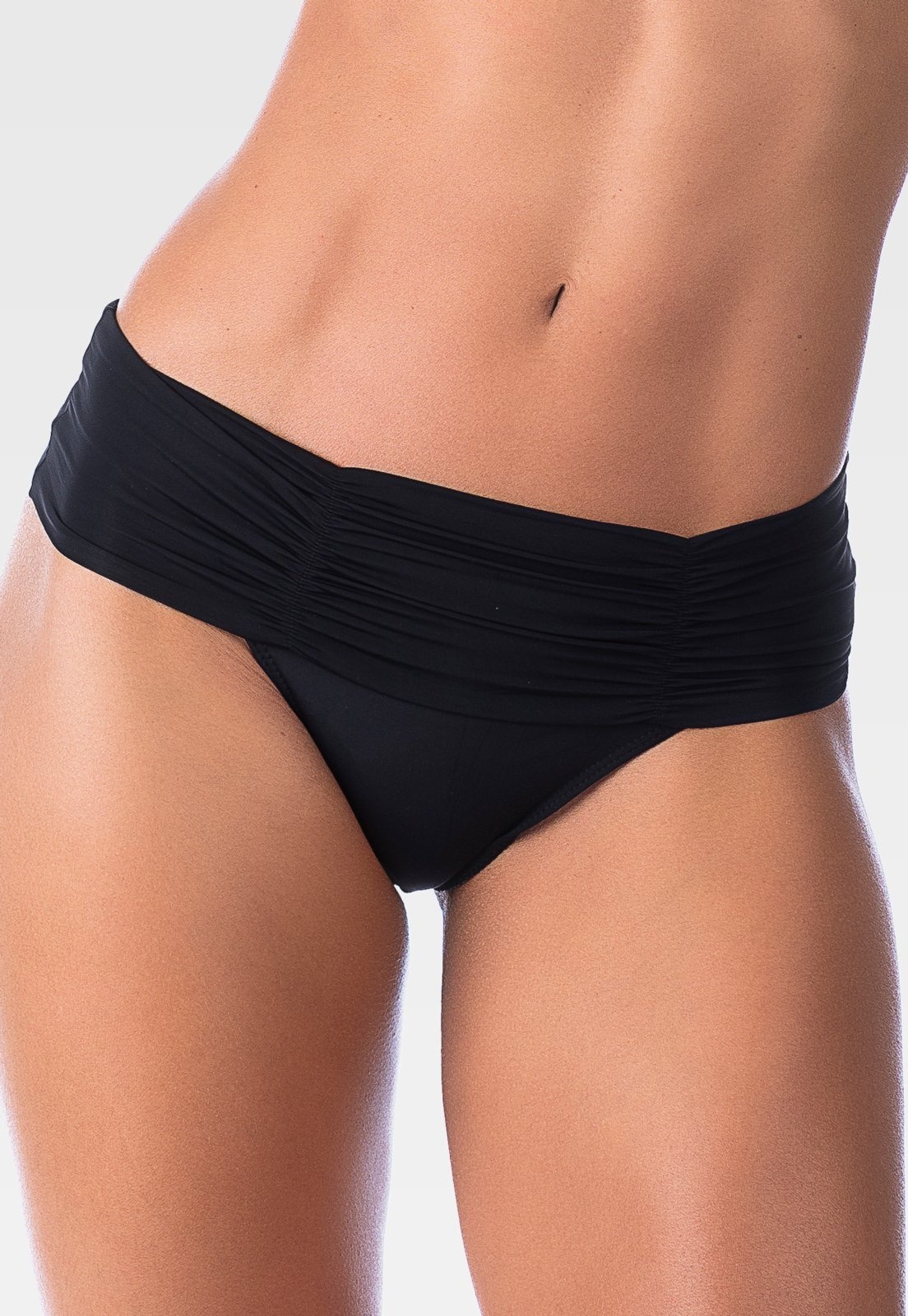 Imagem principal Calcinha Summer Soul Cintura Baixa Cós Franzido Preta Summer Soul preto