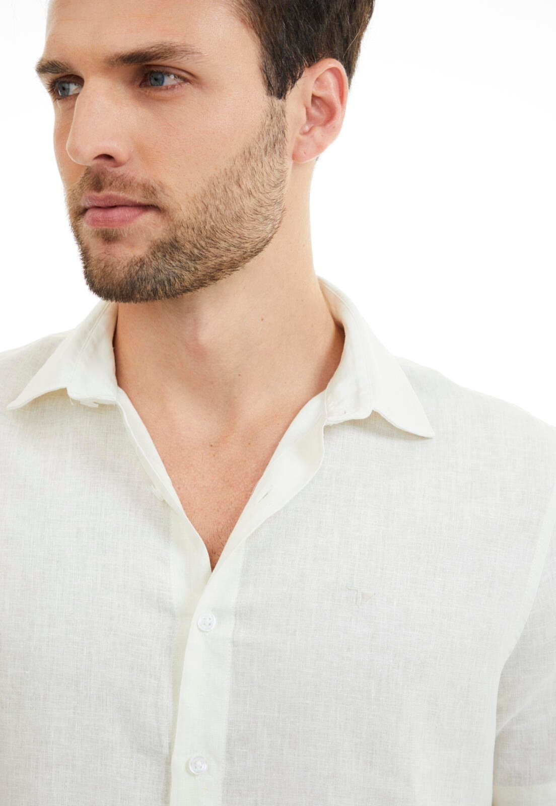 Imagem principal Camisa Linho Slim Traymon - Off White - Gg Traymon off-white white