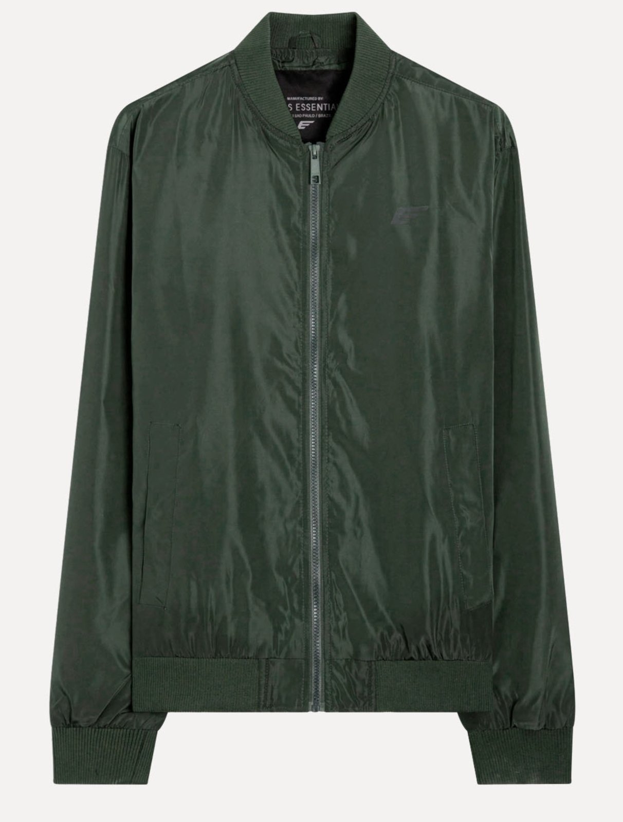 Imagem principal Jaqueta Ellus Masculina Nylon Light Bomber Pocket Escuro Ellus verde