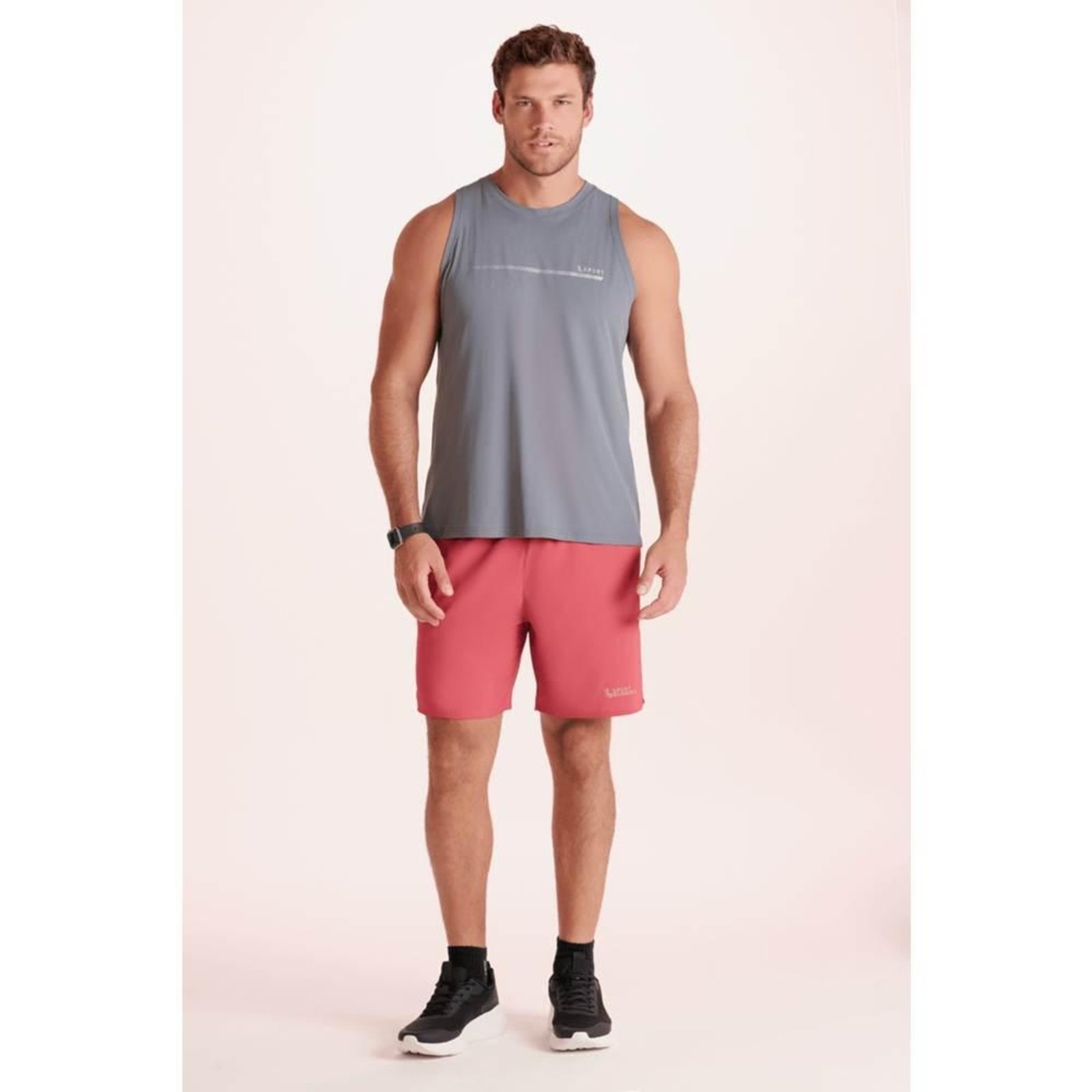 Imagem principal Bermuda Masculina Lupo Dry Cinza G 76107 Lupo azul marinho