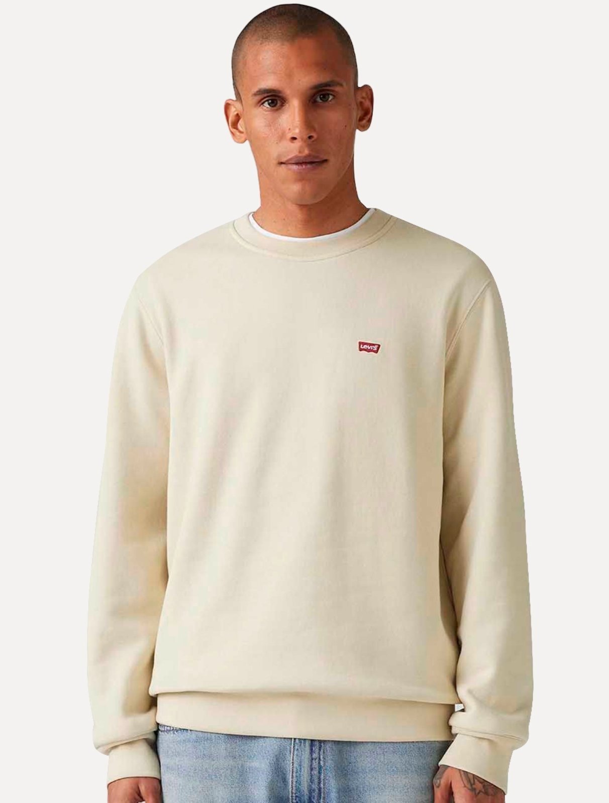 Imagem principal Moletom Levis Masculino Crewneck Original Housemark Claro Levis cáqui