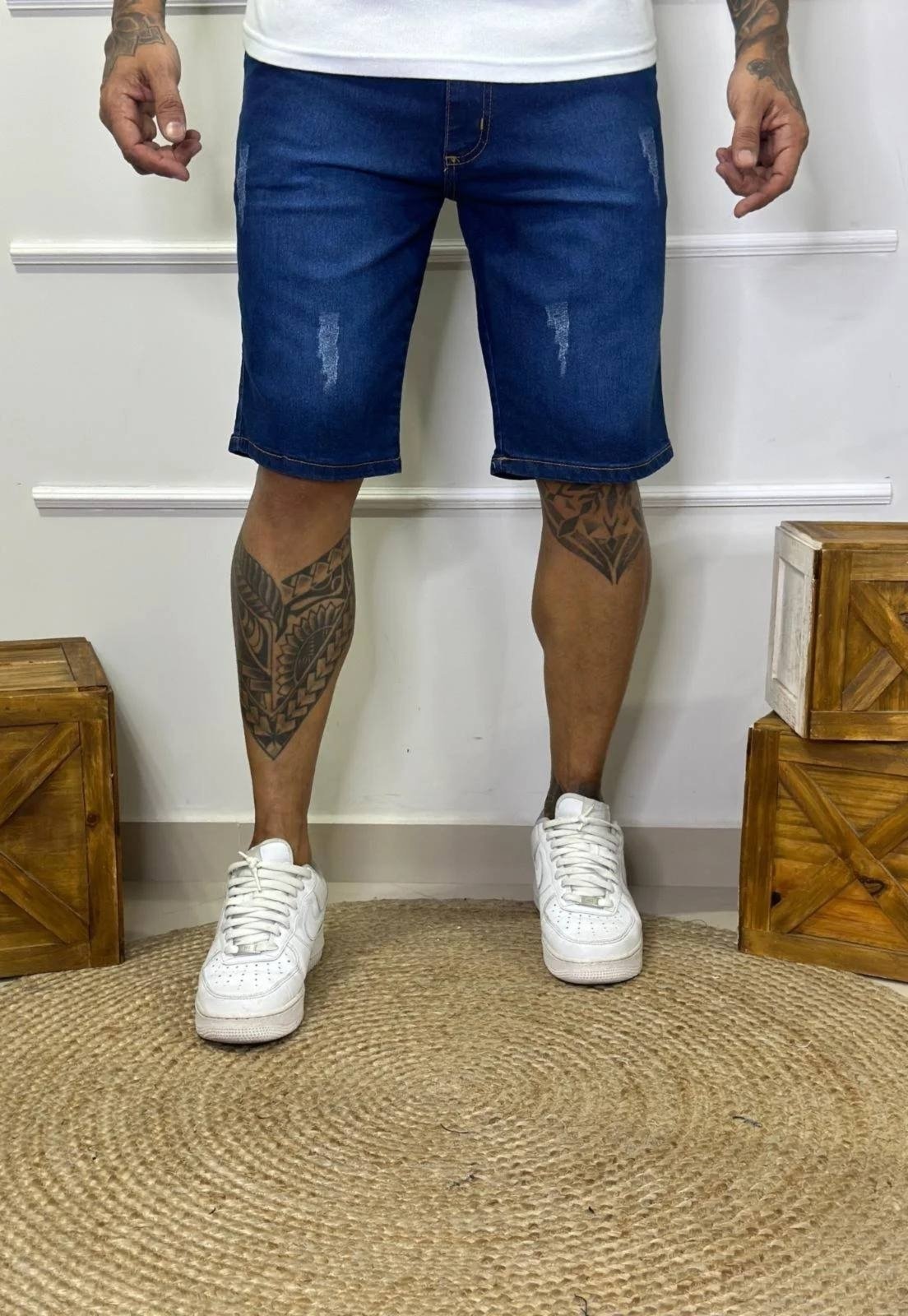 Imagem principal Bermuda Jeans Masculina Slim Tradicional ER ESTILO RENOVADO azul