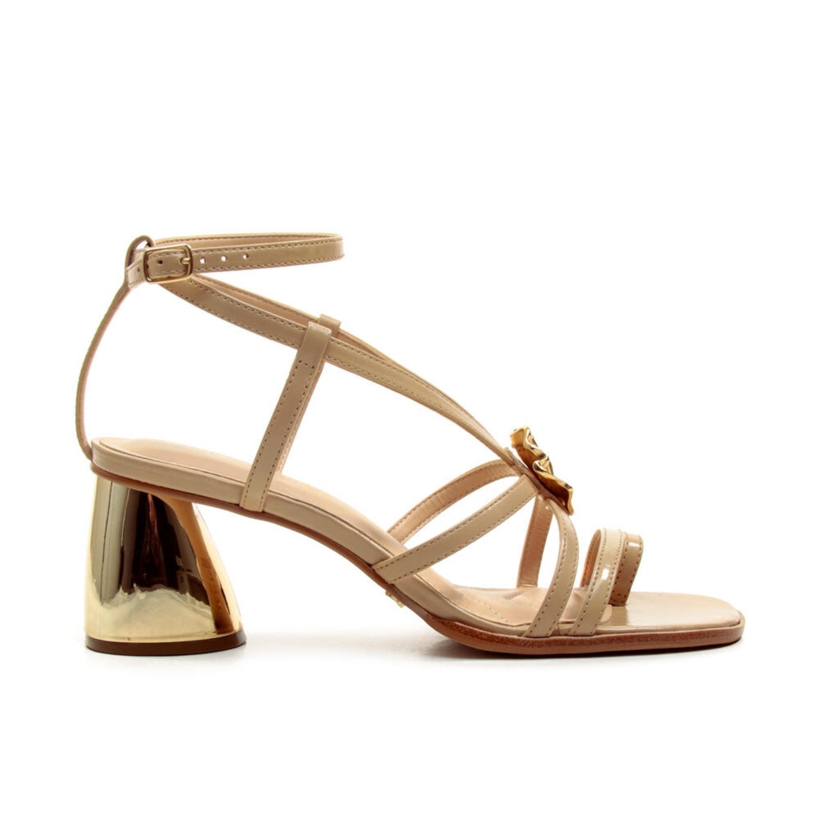 Imagem principal Sandália Couro Salto Bloco Cecconello 2805001-2 Cecconello nude