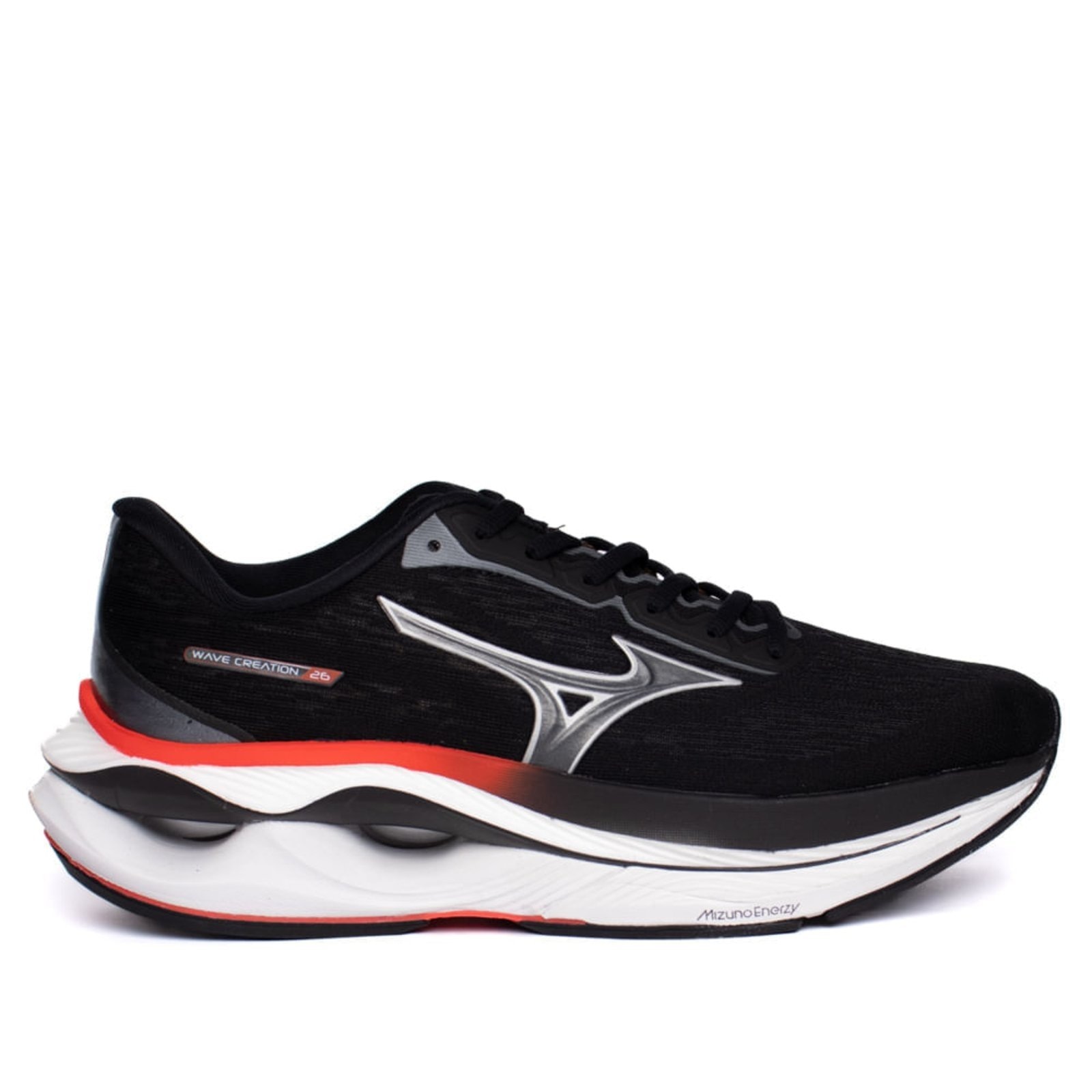 Imagem principal Tênis Masculino Mizuno Wave Creation 26 Mesh Vermelho Mizuno preto