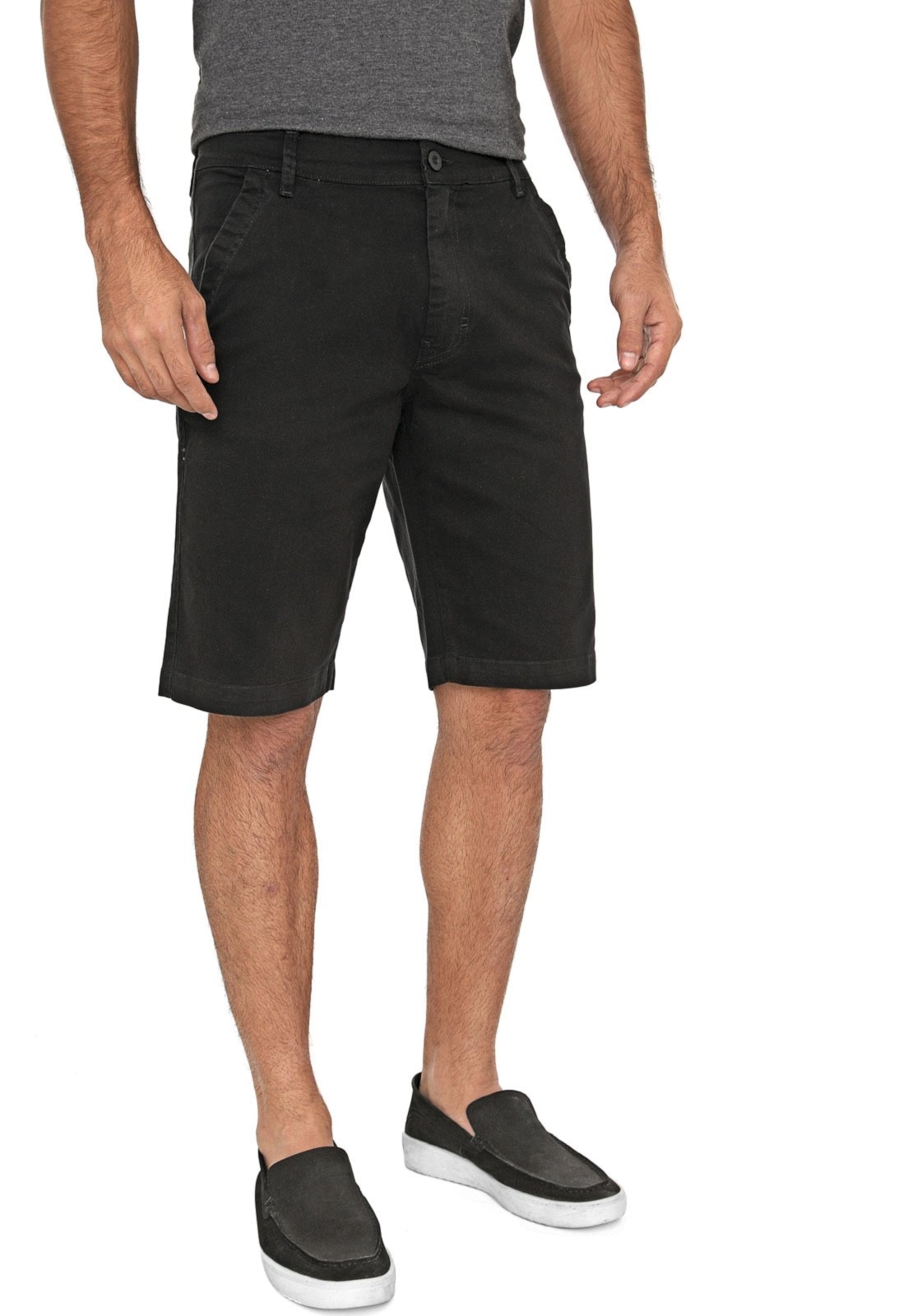 Imagem principal Bermuda Sarja Chino Masculina Passeio Volum 7764 Macaw preto