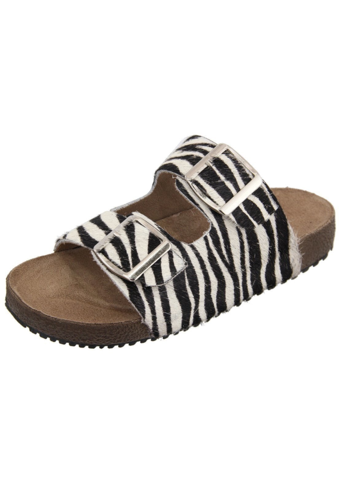 Imagem principal Infantil - Papete Sandália em Couro Acolchoada Maria Paula MARIA PAULA zebra