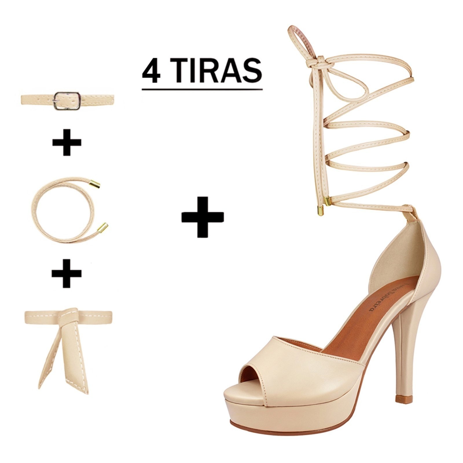 Imagem principal Meia Pata Troca Tira Salto Alto Fino Luiza Sobreira Mod. 2193-2 Luiza Sobreira nude