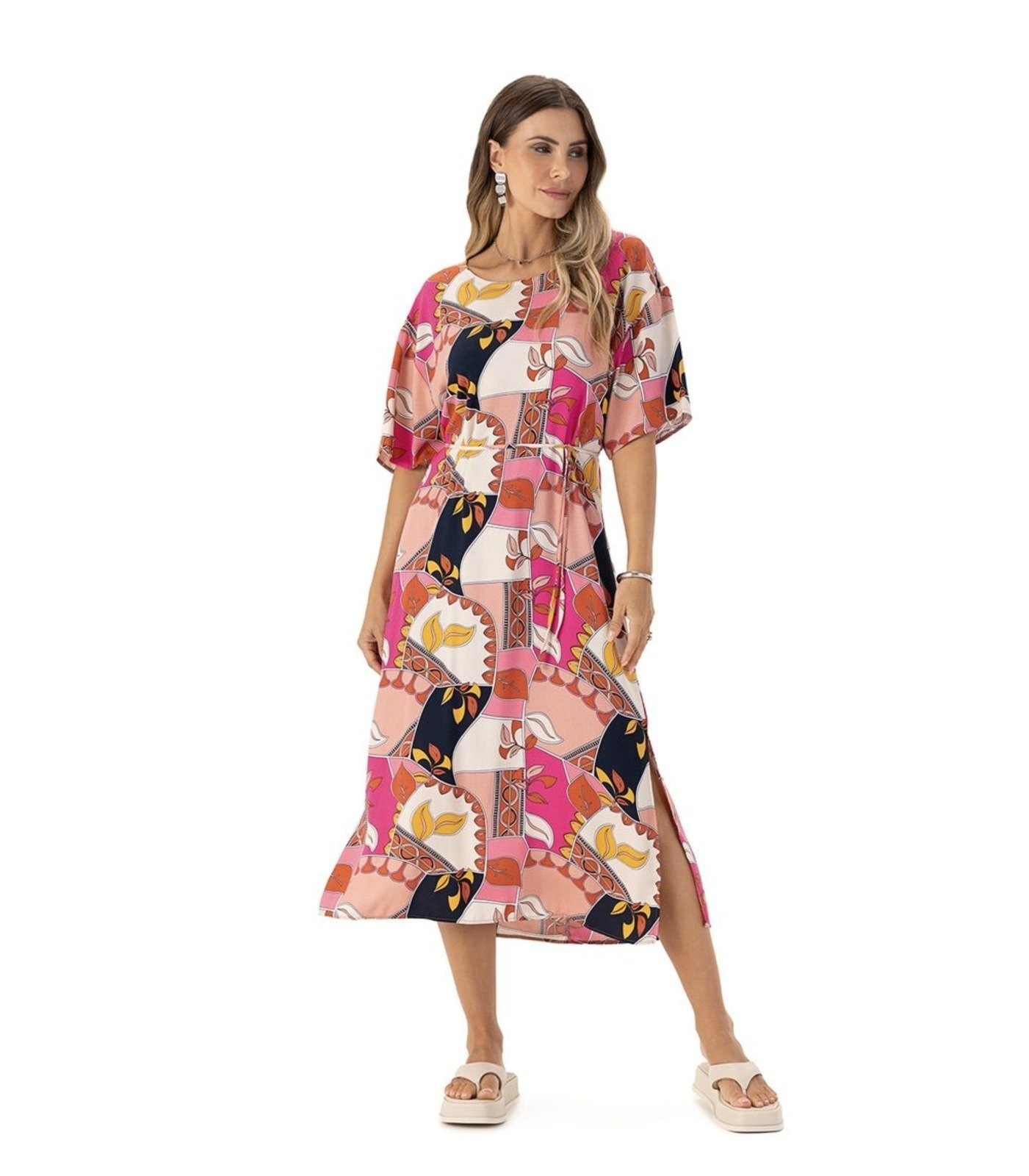 Imagem principal Vestido Midi Infinita Cor Sortida INFINITA COR multicolorido