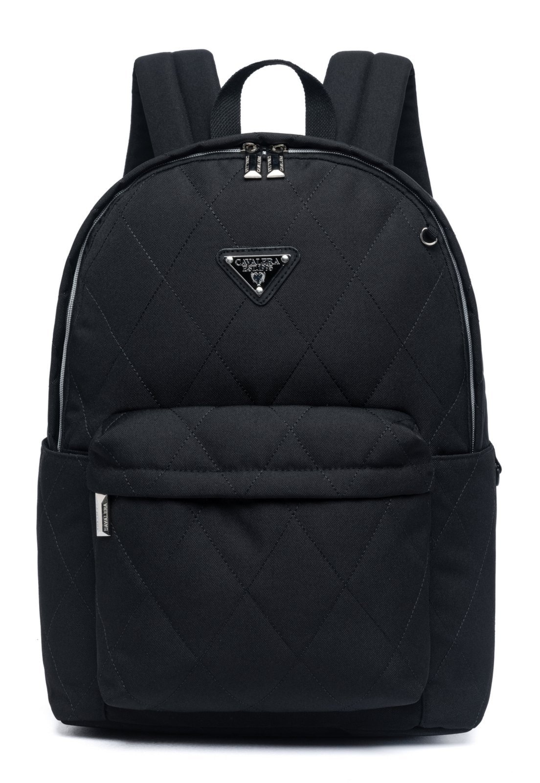 Imagem principal Mochila Bolsa Casual Cavalera Feminina Moderna Faculdade Espaçosa Resistente Cavalera preto