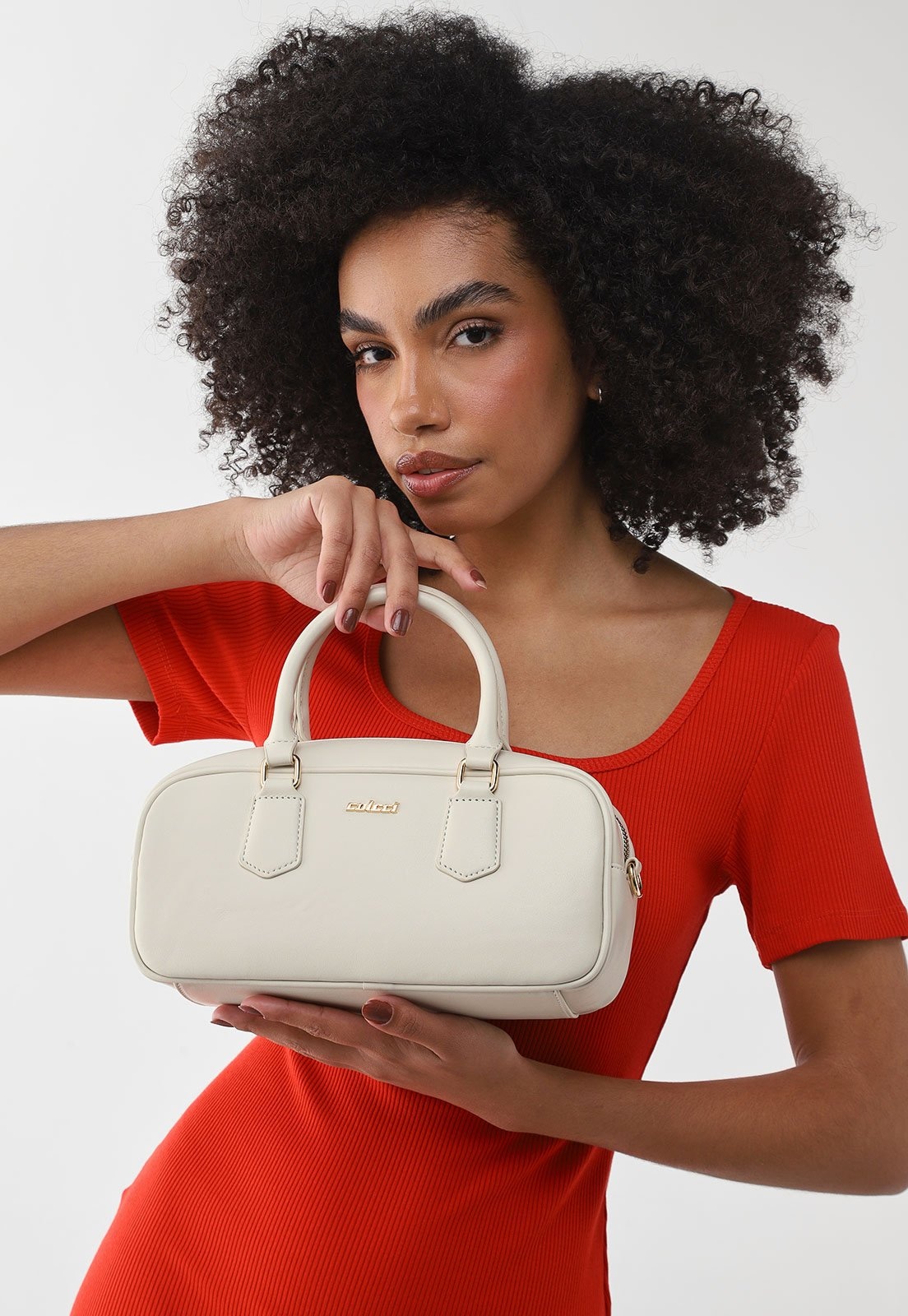 Imagem principal Bolsa Feminina Colcci Média Estruturada Off-White Colcci off-white white