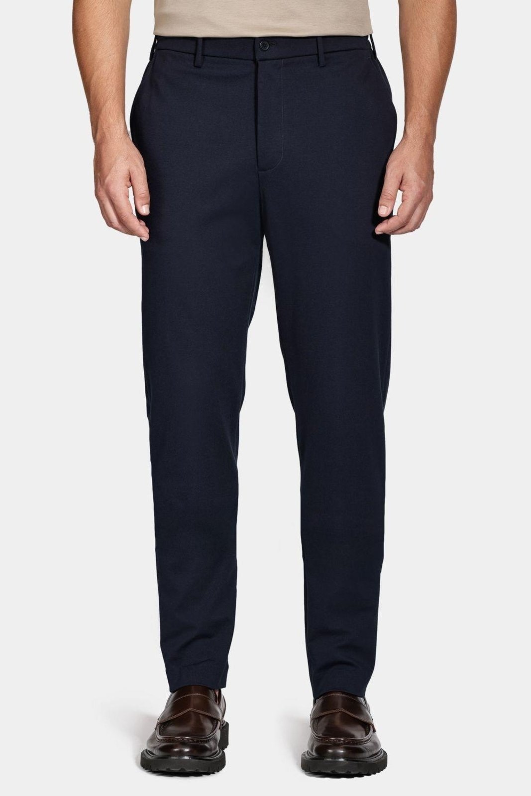 Imagem principal Calça Aramis Alfaiataria Malha Cós Elástico Marinho Aramis azul marinho