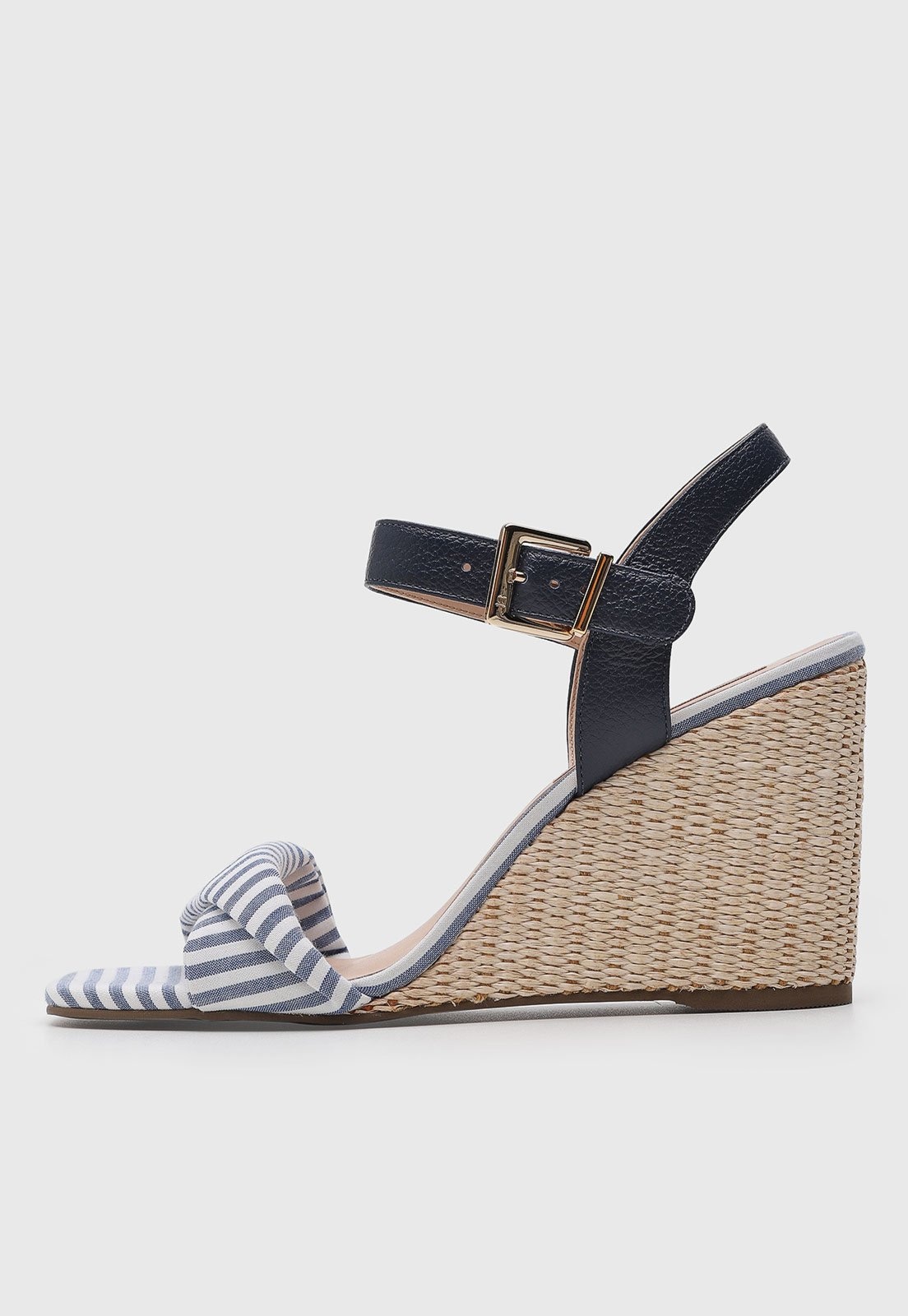 Imagem principal Sandália Feminina Jorge Bischoff Anabela Listrada Jorge Bischoff azul