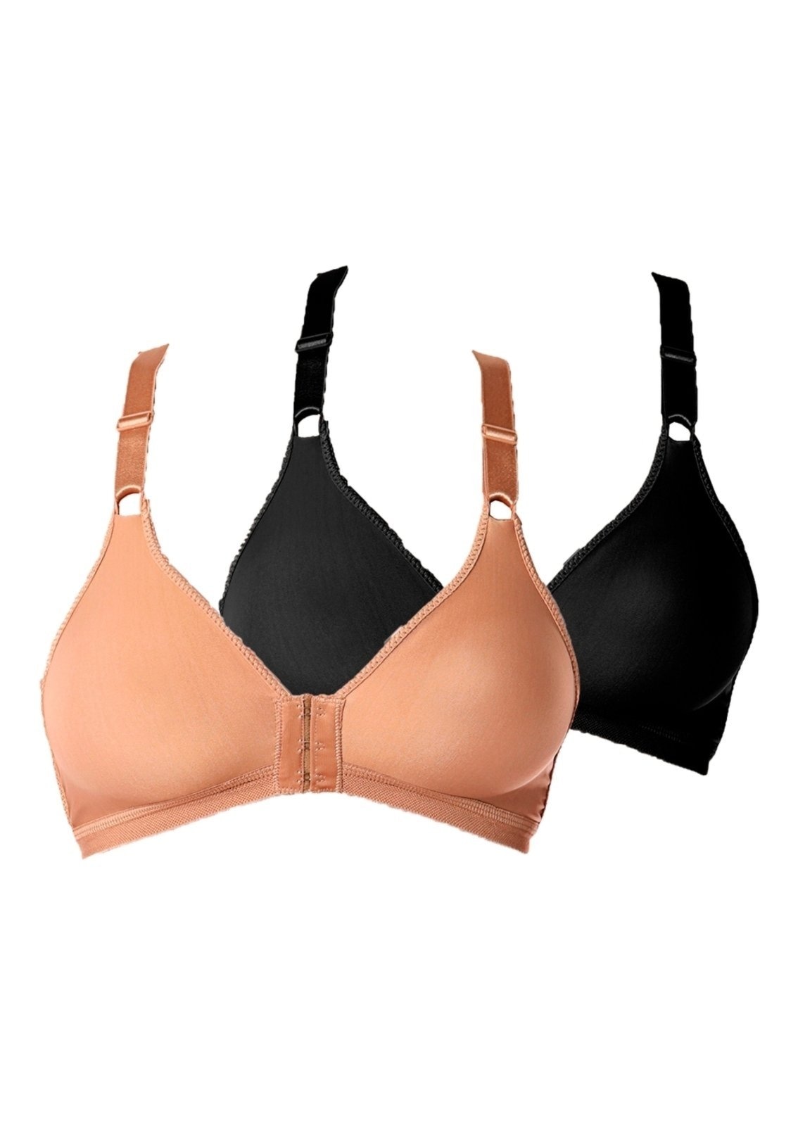 Imagem principal Kit com 2 Sutiãs Demillus 61818 Taça B Colorido Demillus bege