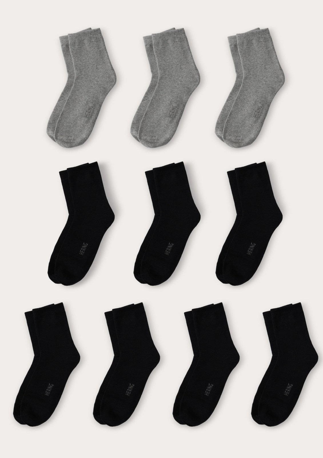 Imagem principal Kit 10 Meias Em Algodão Cano édio Hering HERING INTIMATES branco