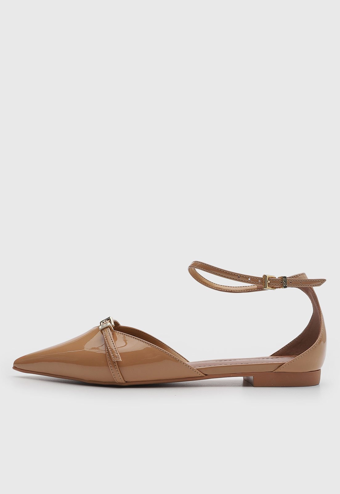 Imagem principal Sapatilha Feminina Santa Lolla Bico Fino Verniz Santa Lolla caramelo