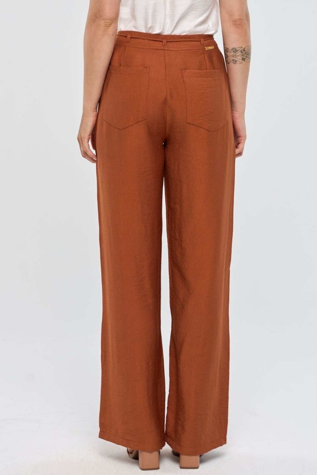 Imagem principal Calça PKS Wide Leg Viscose PKS marrom