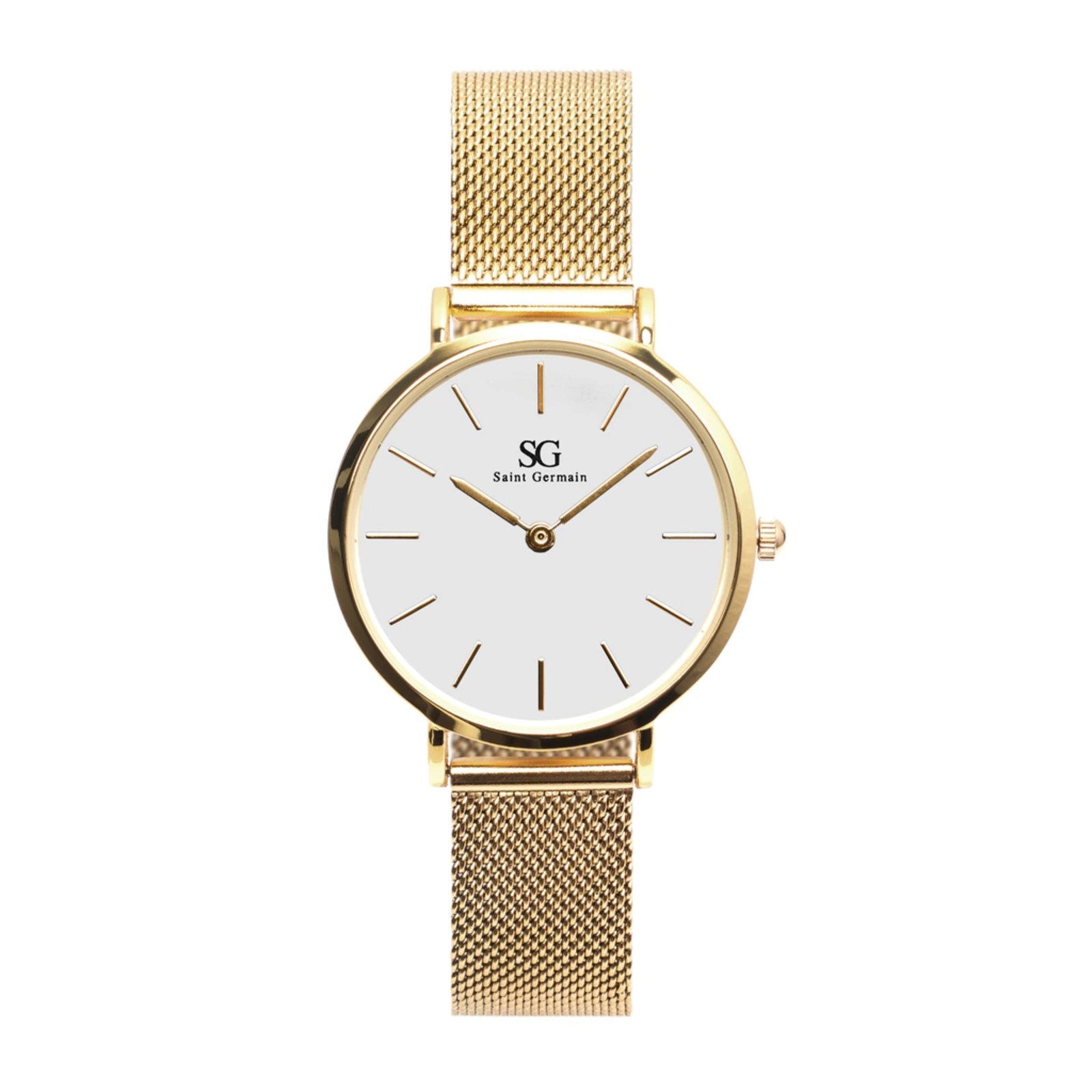 Imagem principal Relógio Feminino Saint Germain Dourado Chelsea Gold 32mm Saint Germain Brand branco/dourado gold